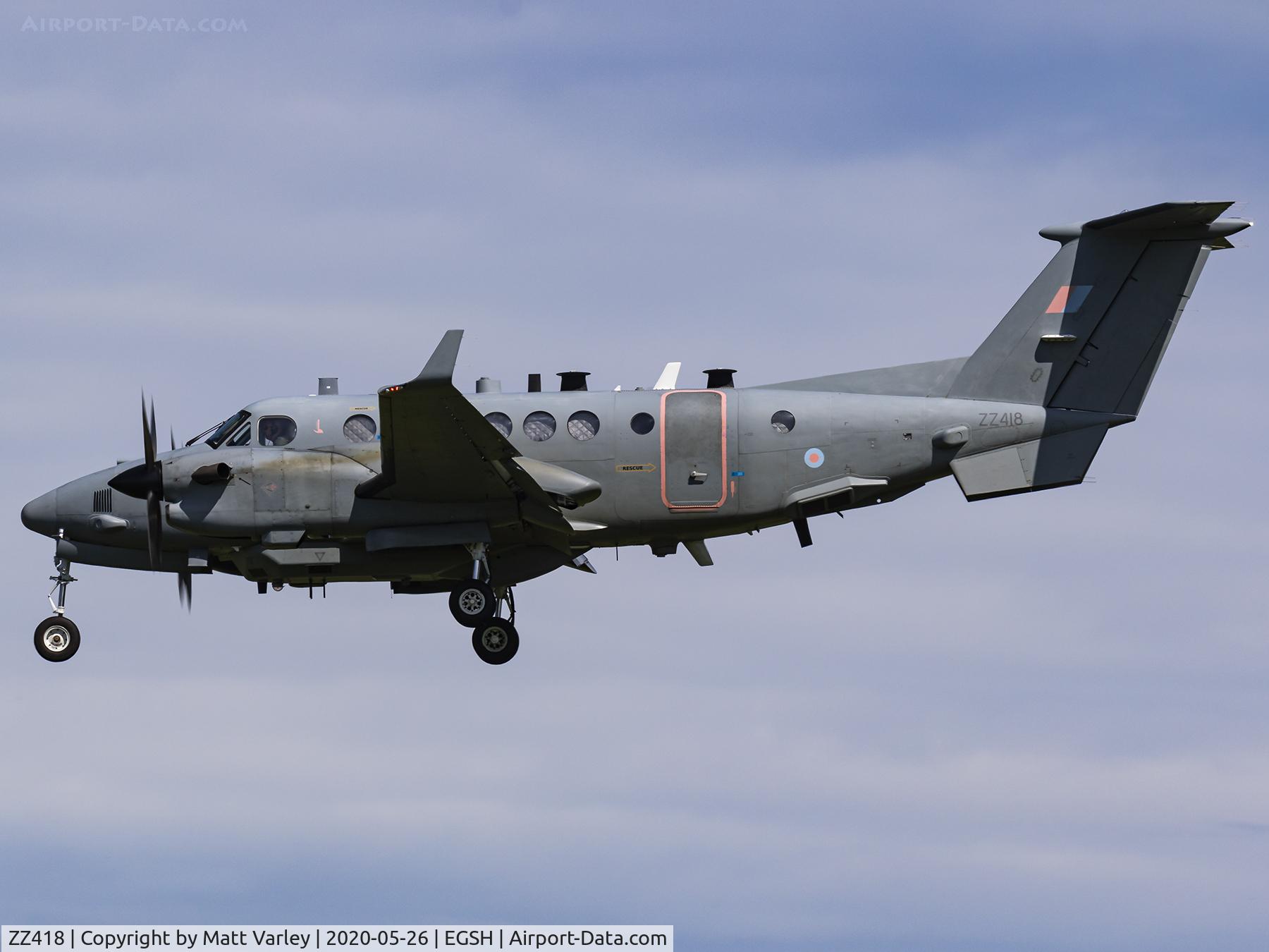 ZZ418, 2007 Beech B300C (350) Super King Air King Air C/N FM-17, Expected visitor....