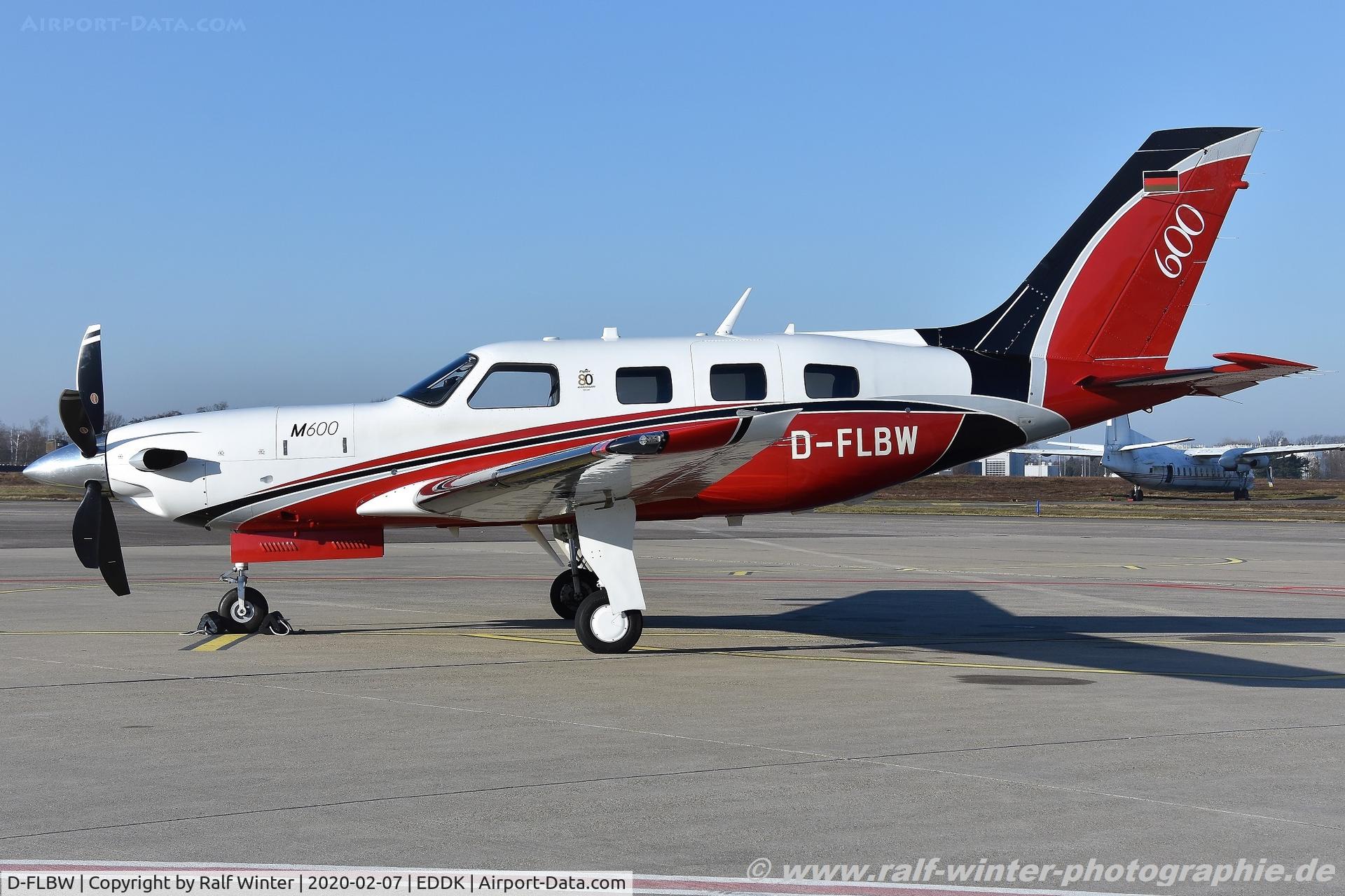 D-FLBW, 2018 Piper PA-46-M600 C/N 46-98051, Piper PA-46-M600 Malibu - Private - 4698051 - D-FLBW - 07.02.2020 - CGN