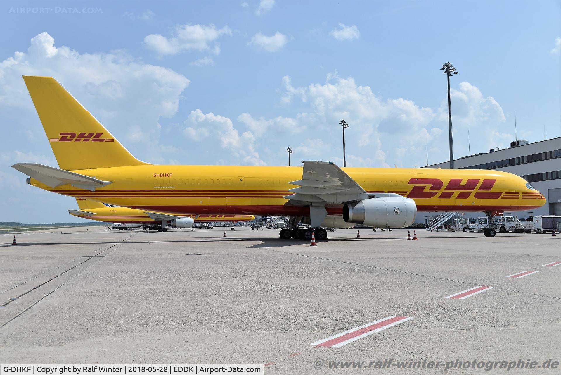 G-DHKF, 1999 Boeing 757-236/SF C/N 29945, Boeing 757-236SF - D0 DHK DHL Air - 29945 - G-DHKF - 28.05.2018 - CGN