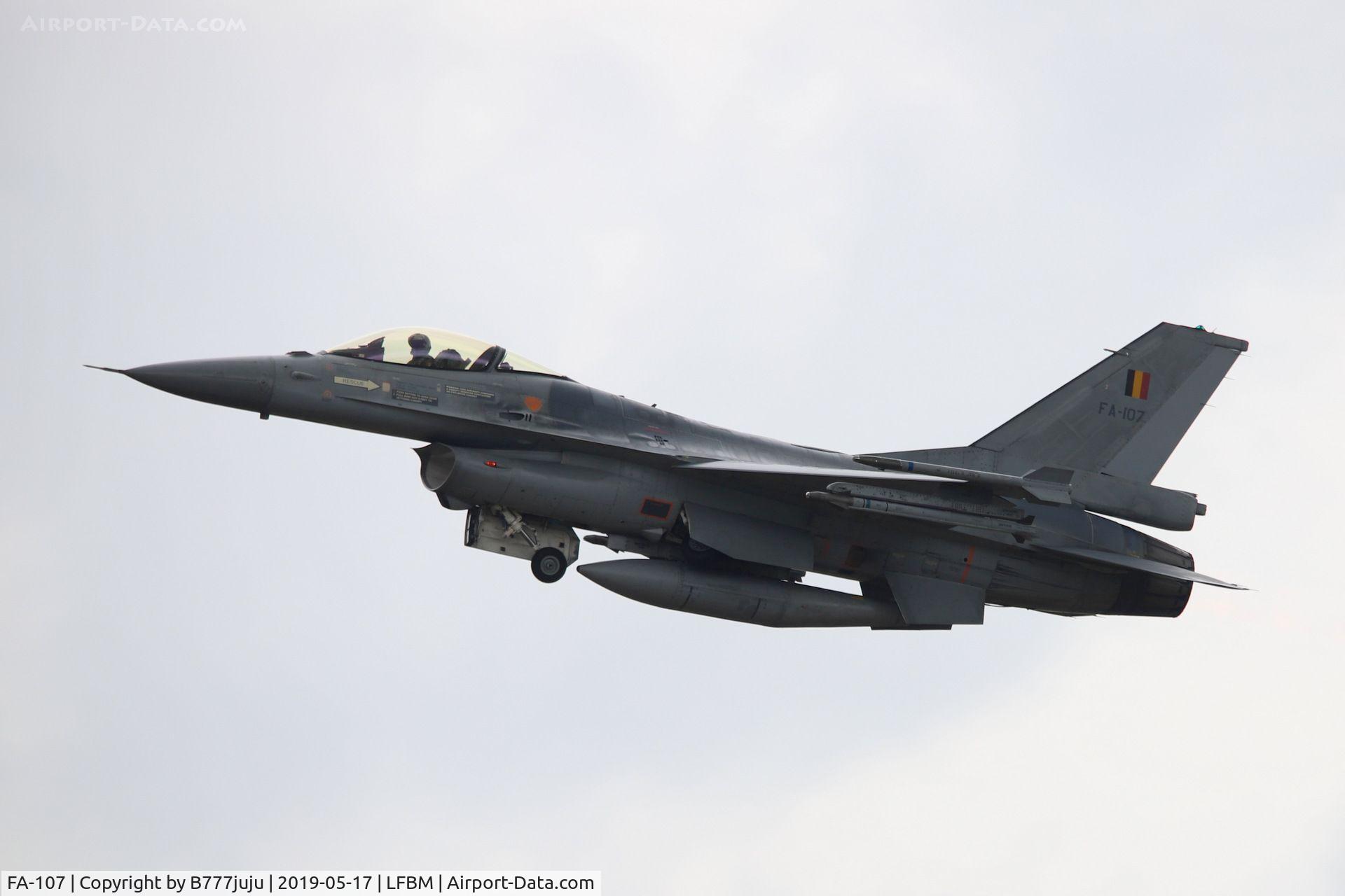 FA-107, 1980 SABCA F-16AM Fighting Falcon C/N 6H-107, TigerMeet 2019