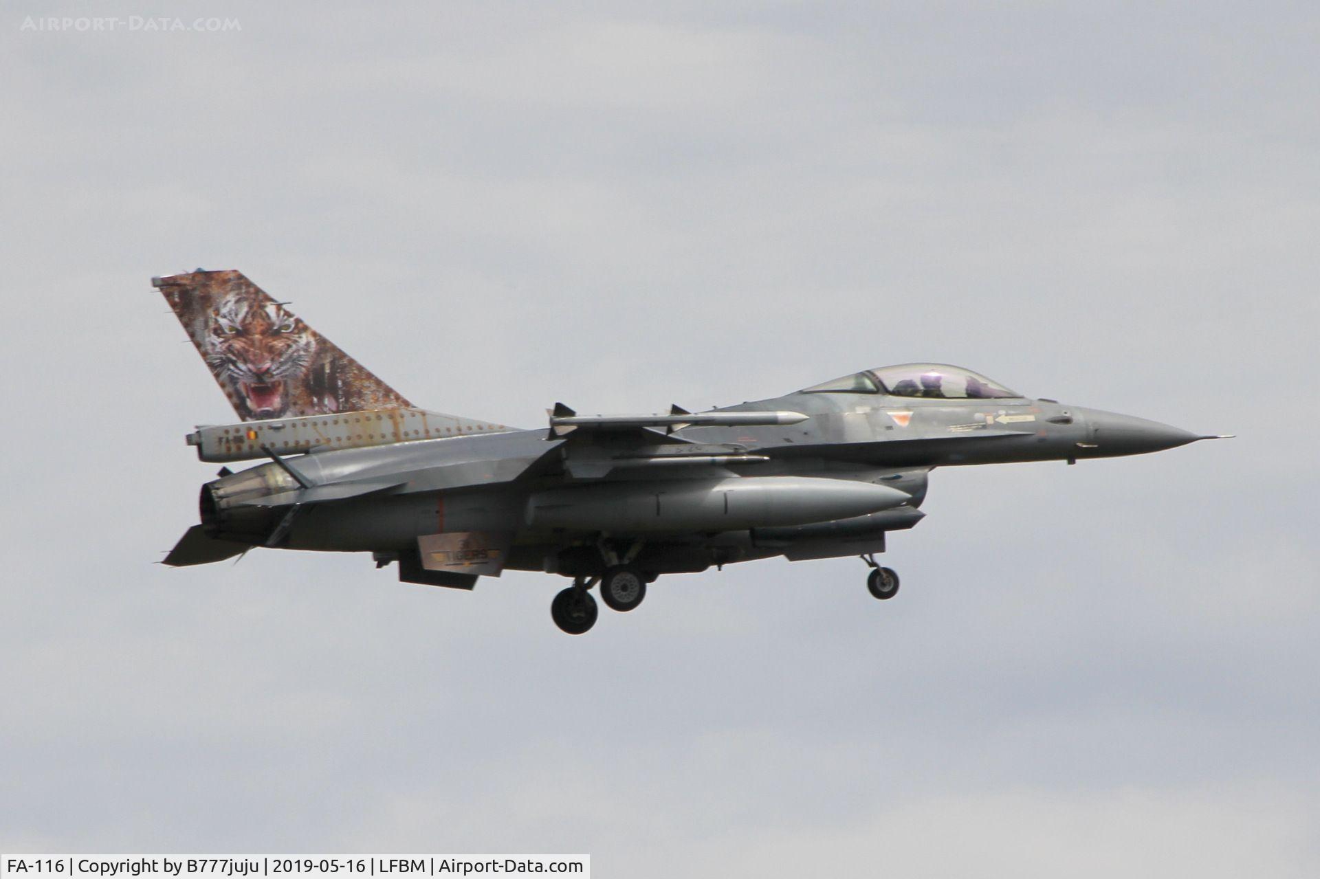 FA-116, 1980 SABCA F-16AM Fighting Falcon C/N 6H-116, TigerMeet 2019
