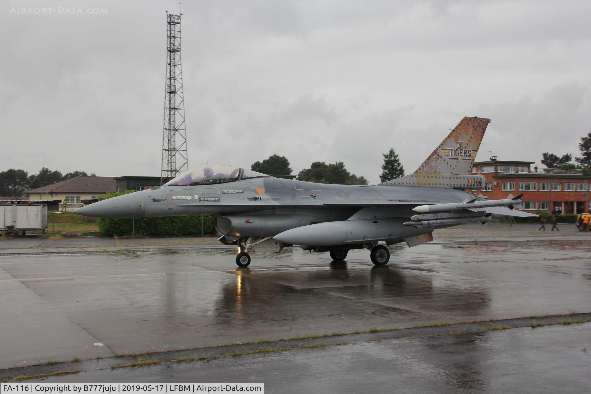 FA-116, 1980 SABCA F-16AM Fighting Falcon C/N 6H-116, TigerMeet 2019