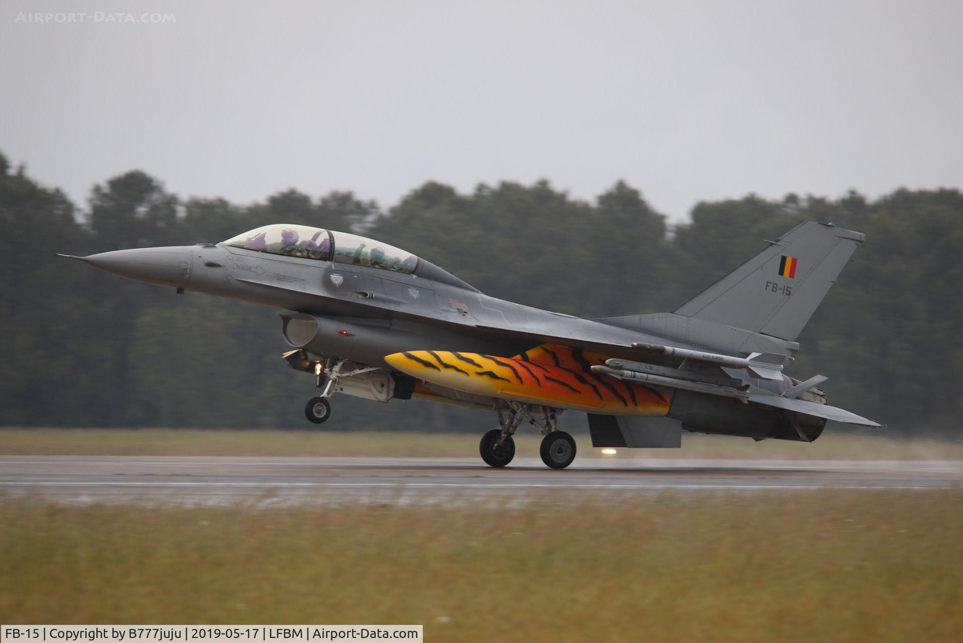 FB-15, General Dynamics F-16BM Fighting Falcon C/N 6J-15, TigerMeet 2019