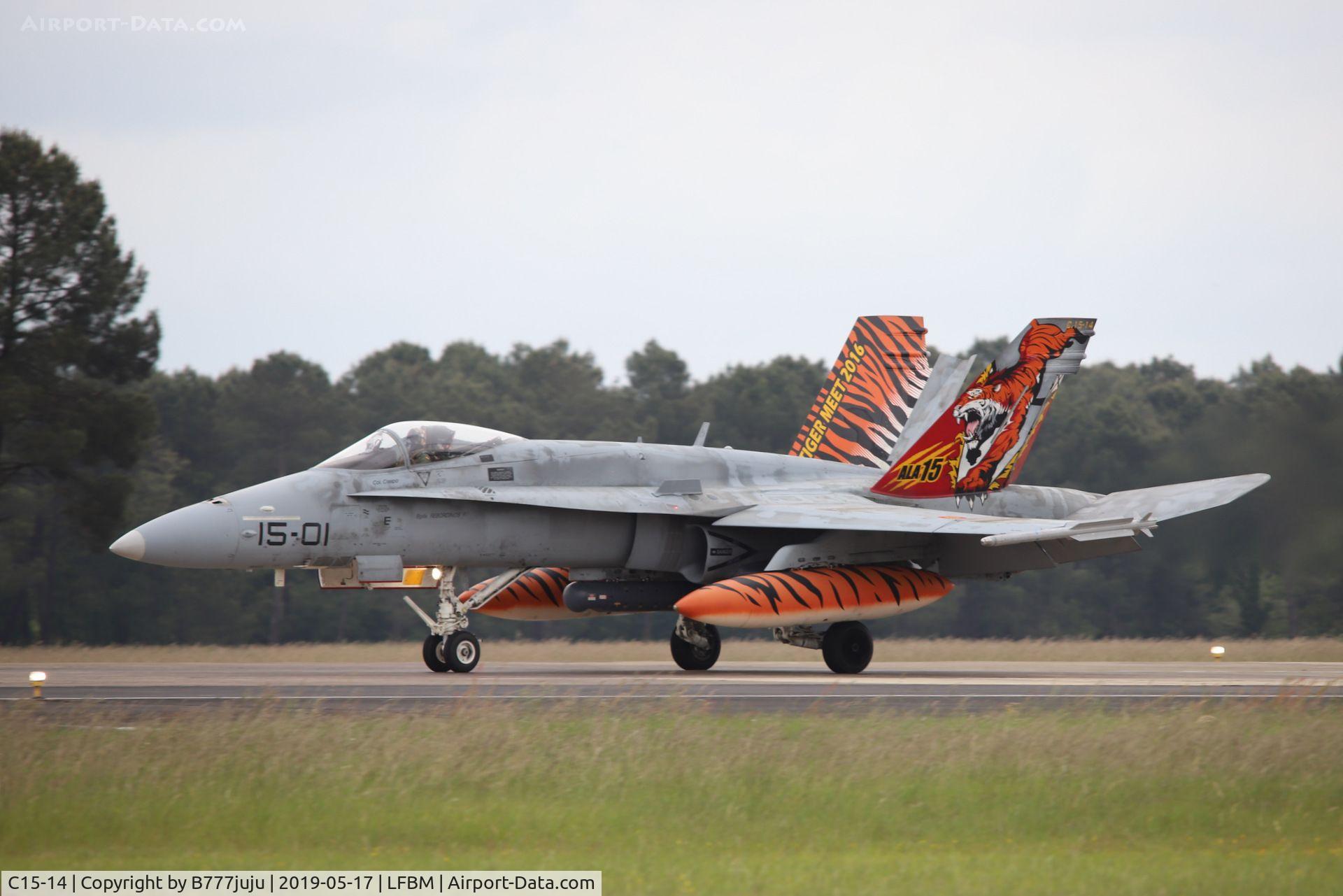 C15-14, McDonnell Douglas EF-18A+ Hornet C/N 0487/A402, TigerMeet 2019