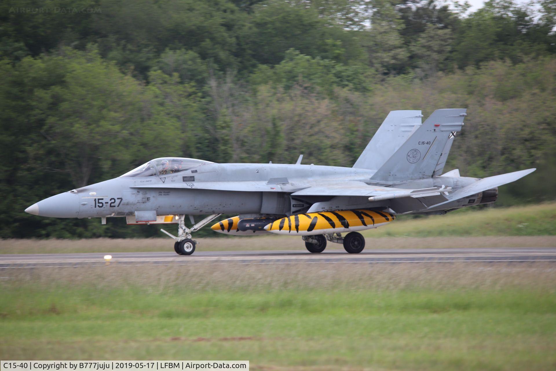 C15-40, McDonnell Douglas EF-18A-23-MC+ C/N 0677/A546, TigerMeet 2019