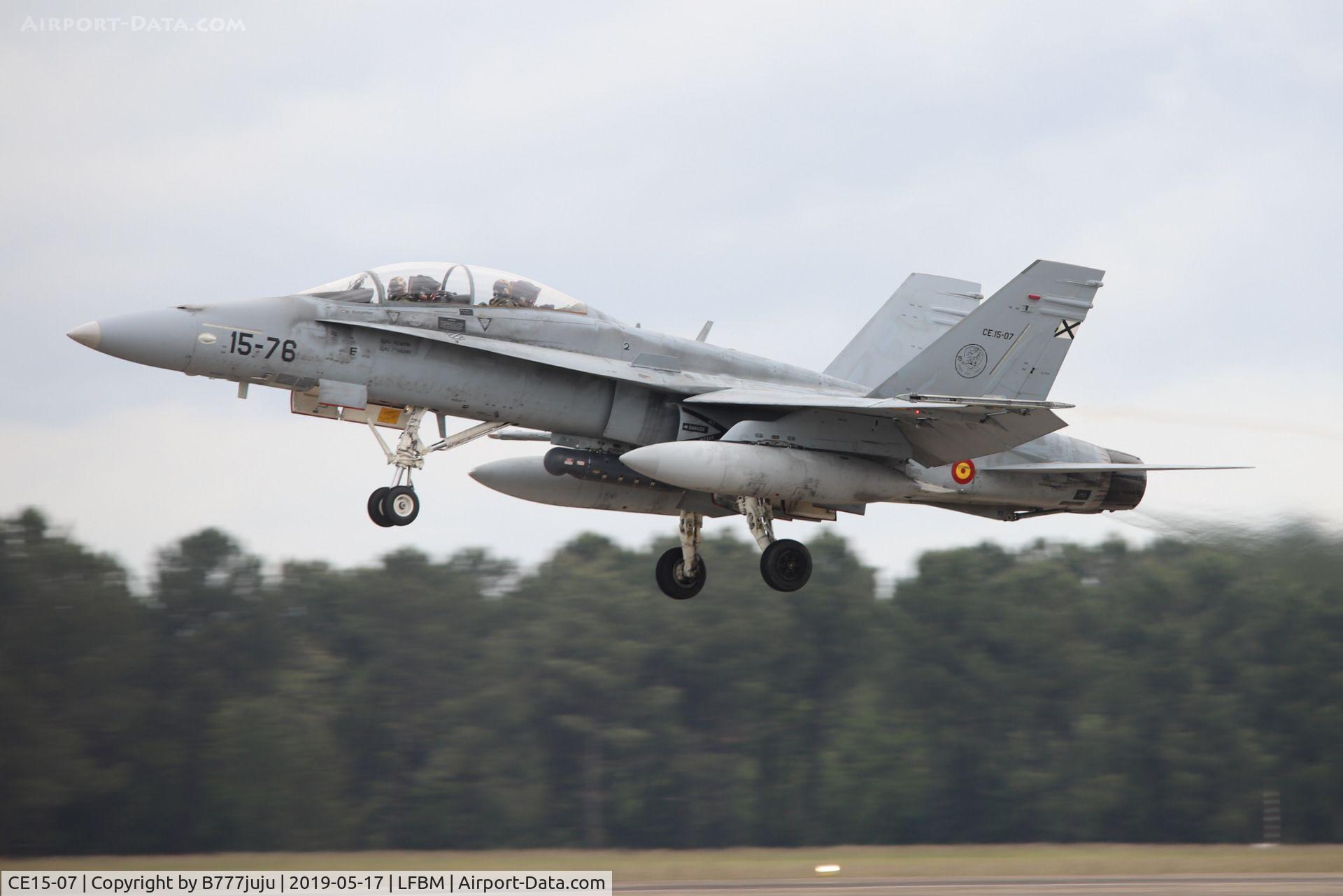CE15-07, McDonnell Douglas EF-18BM Hornet C/N 0451/B081, TigerMeet 2019