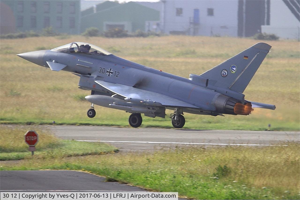 30 12, 2006 Eurofighter EF-2000 Typhoon S C/N GS006, Eurofighter EF-2000 Typhoon S, Take off rwy 08, Landivisiau Naval Air Base (LFRJ) Tiger Meet 2017