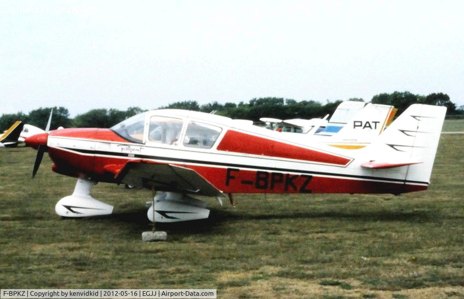 F-BPKZ, Jodel DR-253 Regent C/N 122, At Jersey airport early 1970's.
Scanned from slide.