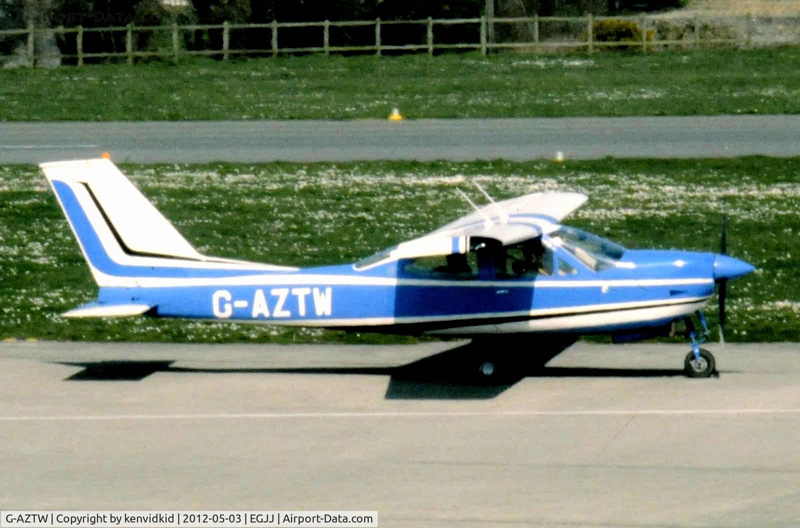 G-AZTW, 1972 Reims Cessna F177RG C/N 0043, At Jersey airport early 1970's.
Scanned from slide.