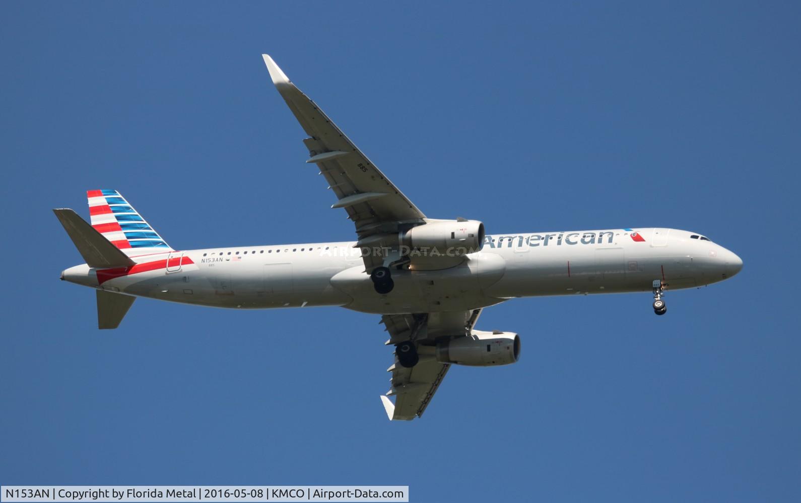 N153AN, 2015 Airbus A321-231 C/N 6908, MCO 2016