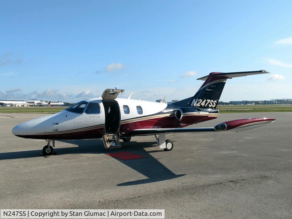 N247SS, 2008 Eclipse Aviation Corp EA500 C/N 000133, N247SS sitting on the ramp.