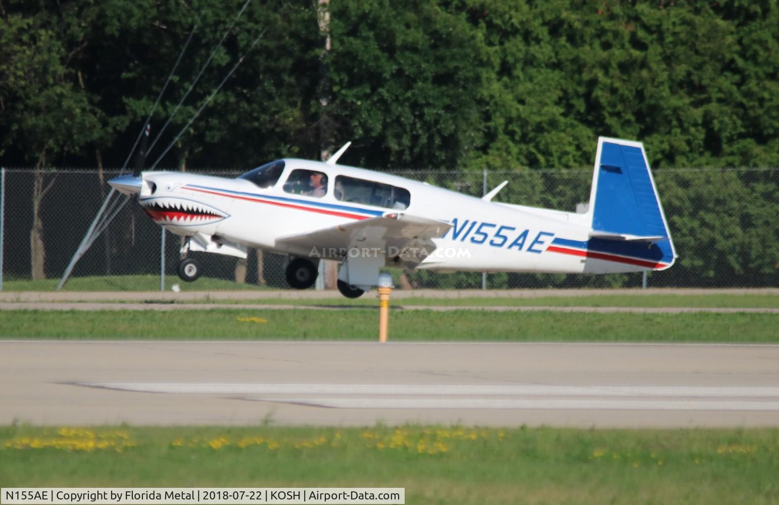 N155AE, 1989 Mooney M20M Bravo C/N 27-0014, OSH 2018
