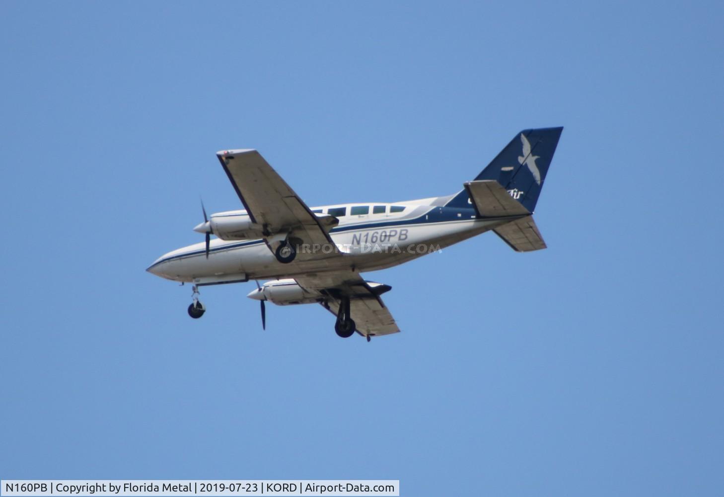 N160PB, 1981 Cessna 402C C/N 402C0493, ORD 2019