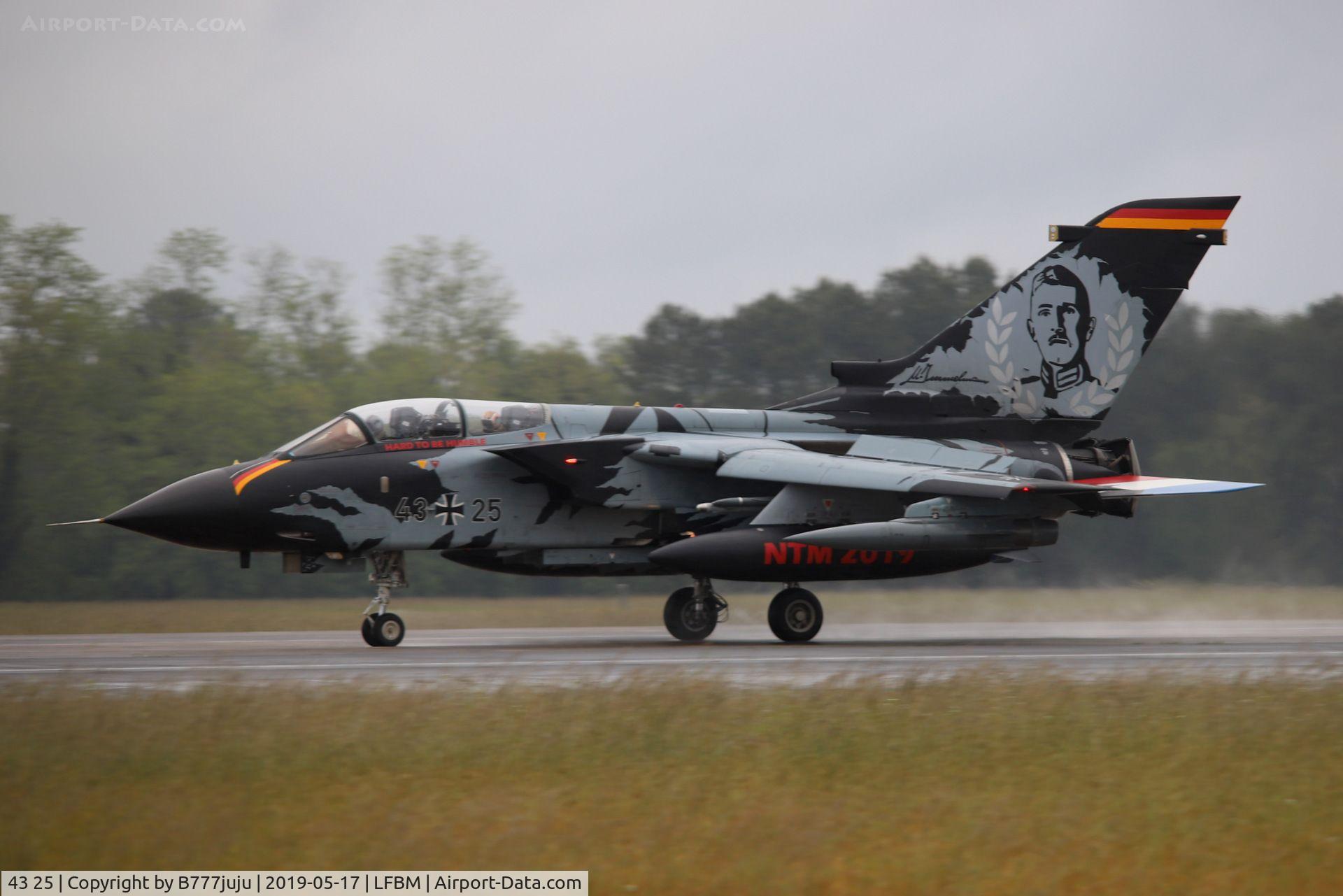 43 25, Panavia Tornado IDS C/N 062/GS008/4025, TigerMeet 2019