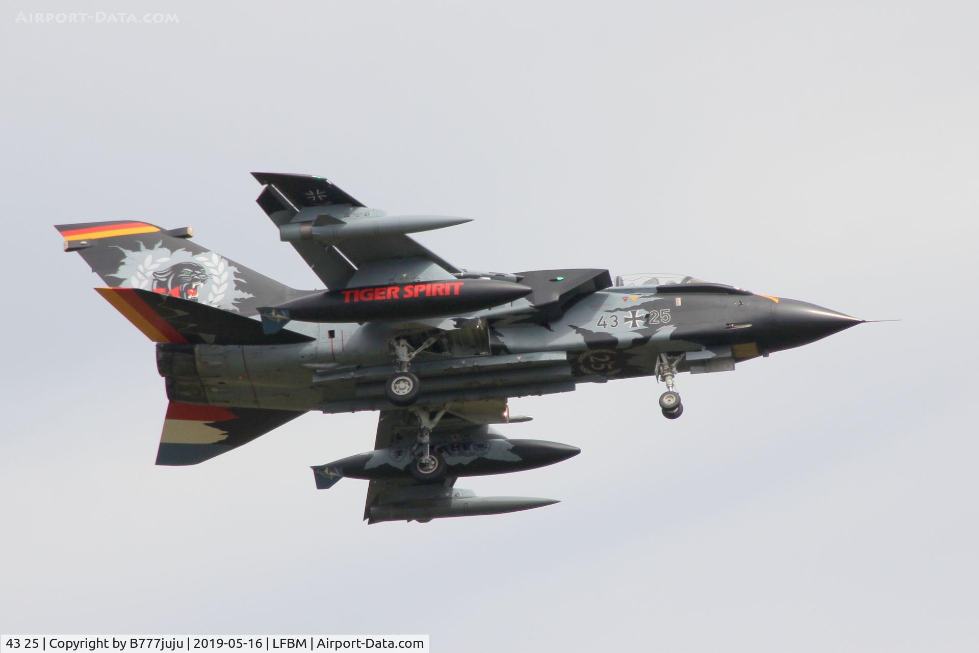 43 25, Panavia Tornado IDS C/N 062/GS008/4025, TigerMeet 2019