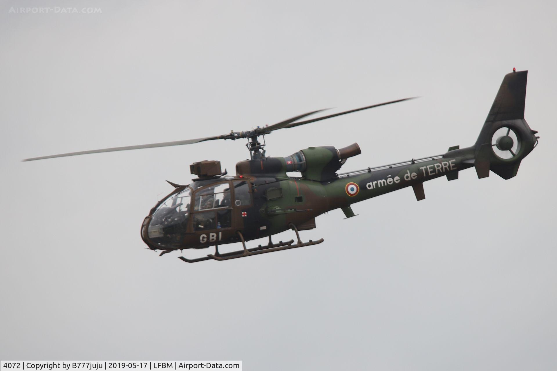 4072, Aérospatiale SA-342M Gazelle C/N 2072, TigerMeet 2019