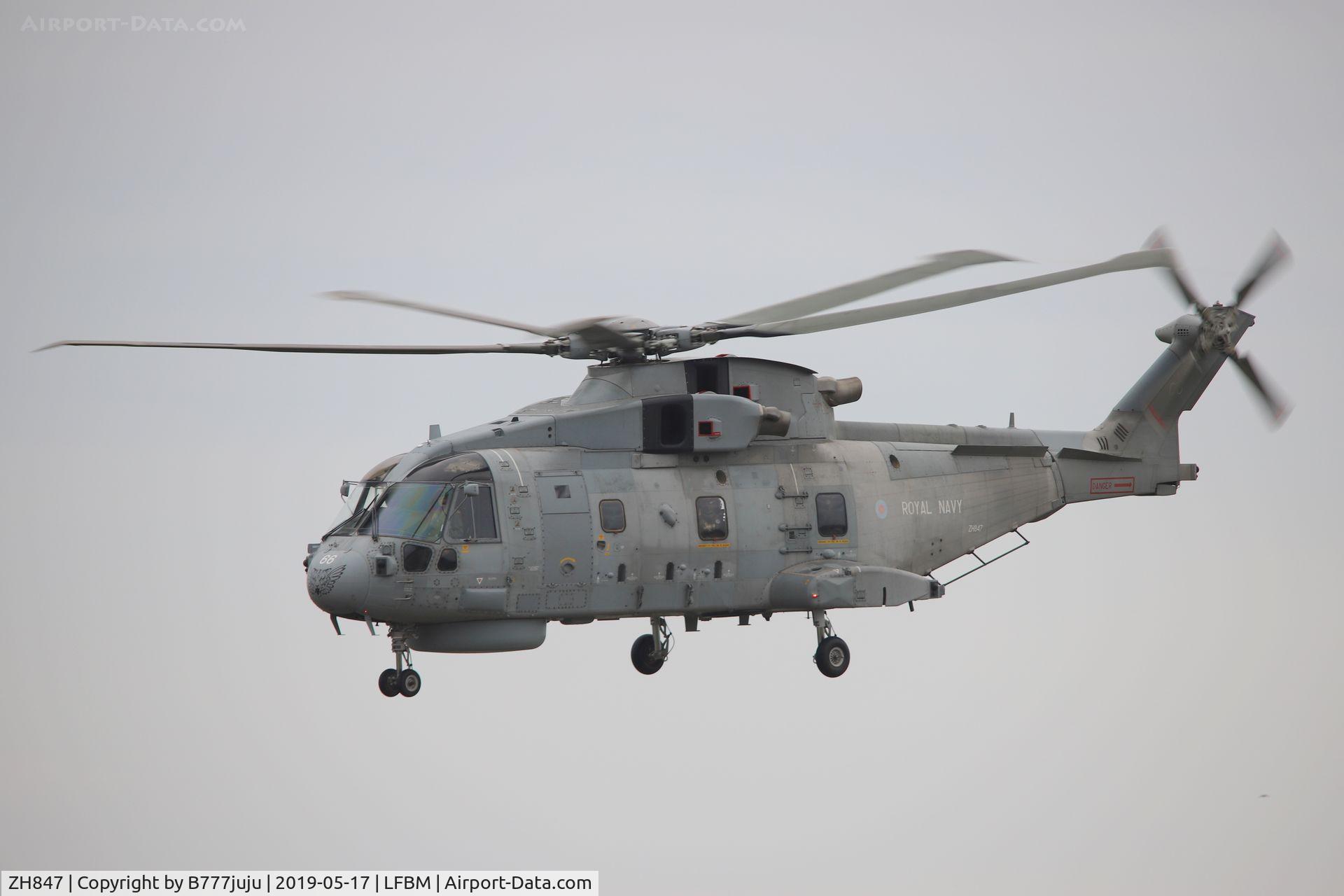 ZH847, 2003 AgustaWestland EH-101 Merlin HM.2 C/N 50111/RN27/MSCP29, TigerMeet 2019