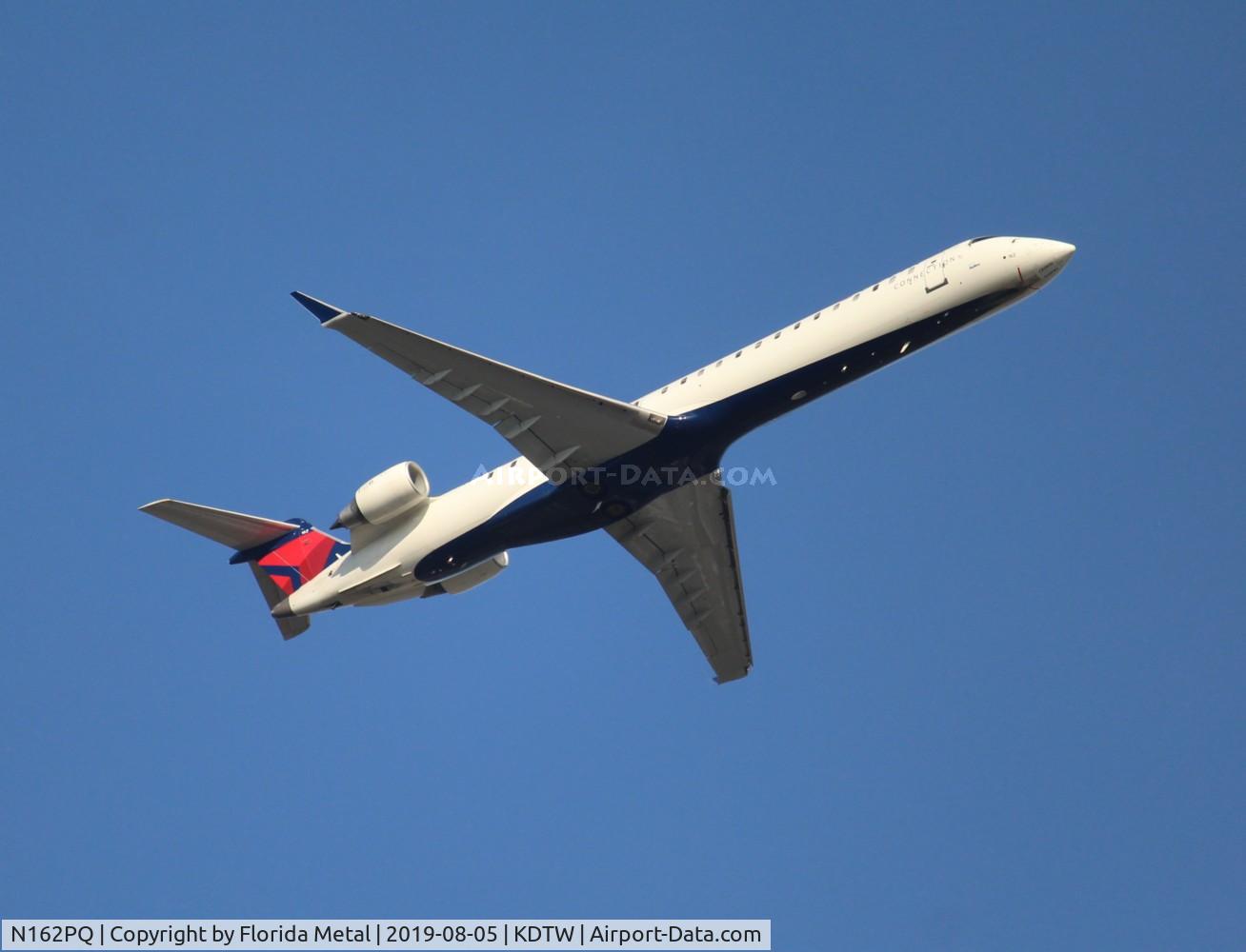 N162PQ, 2008 Bombardier CRJ-900ER (CL-600-2D24) C/N 15162, DTW 2019
