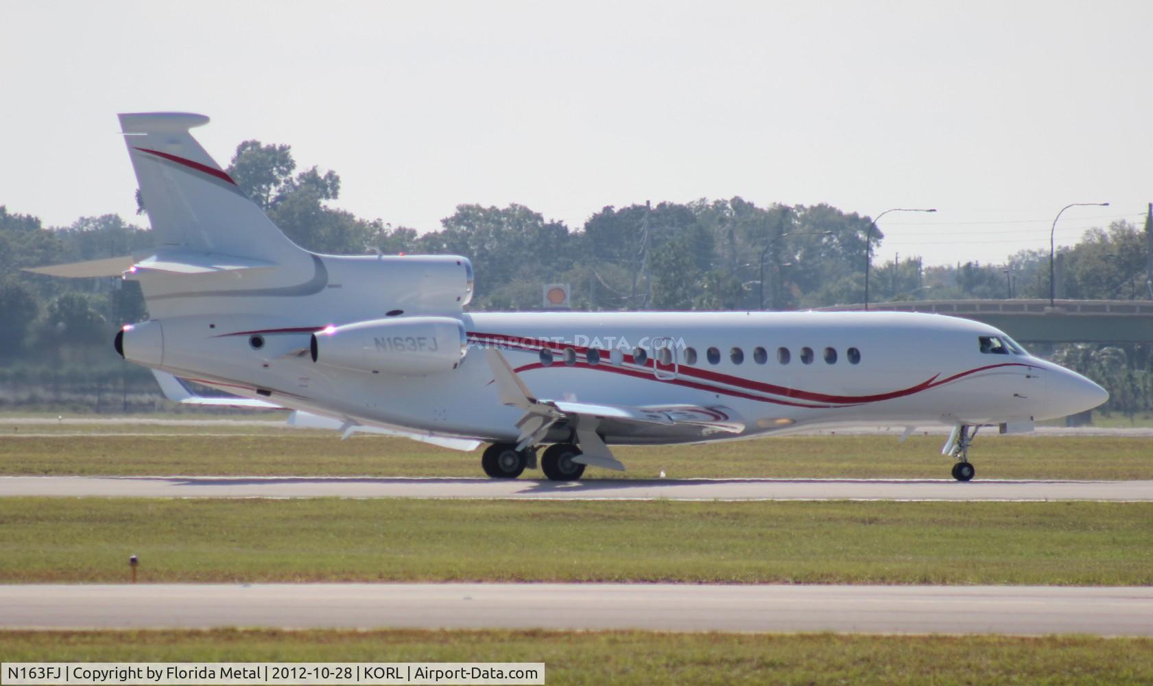 N163FJ, 2011 Dassault Falcon 7X C/N 163, NBAA 2012