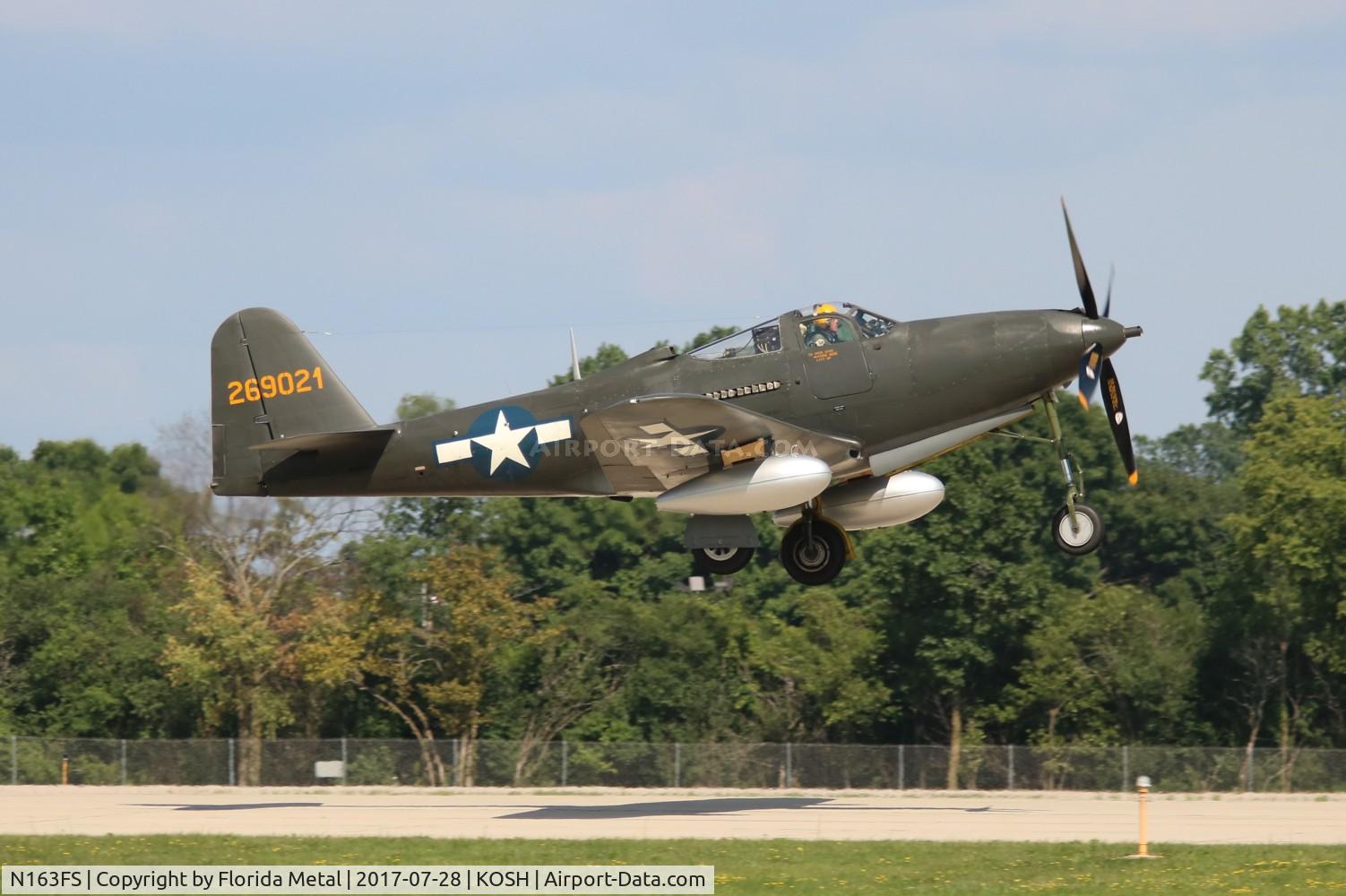 N163FS, 1943 Bell P-63C-5 Kingcobra C/N 33-91, OSH 2017