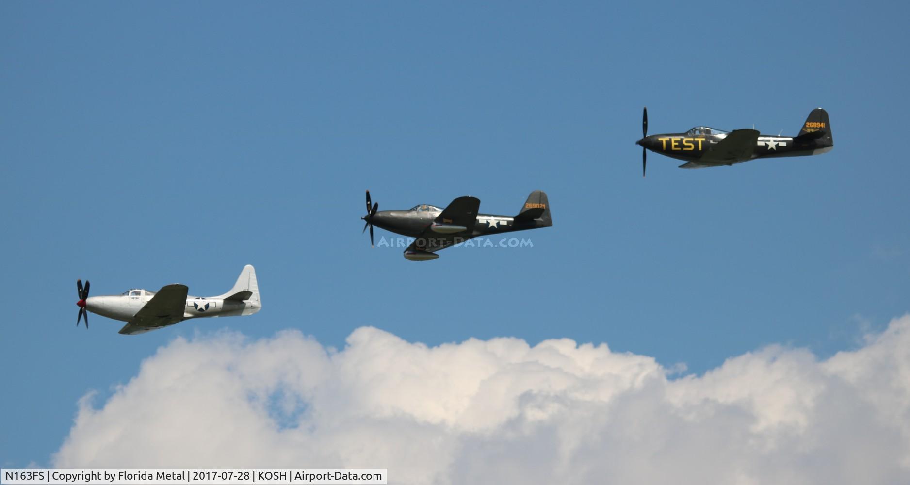 N163FS, 1943 Bell P-63C-5 Kingcobra C/N 33-91, OSH 2017