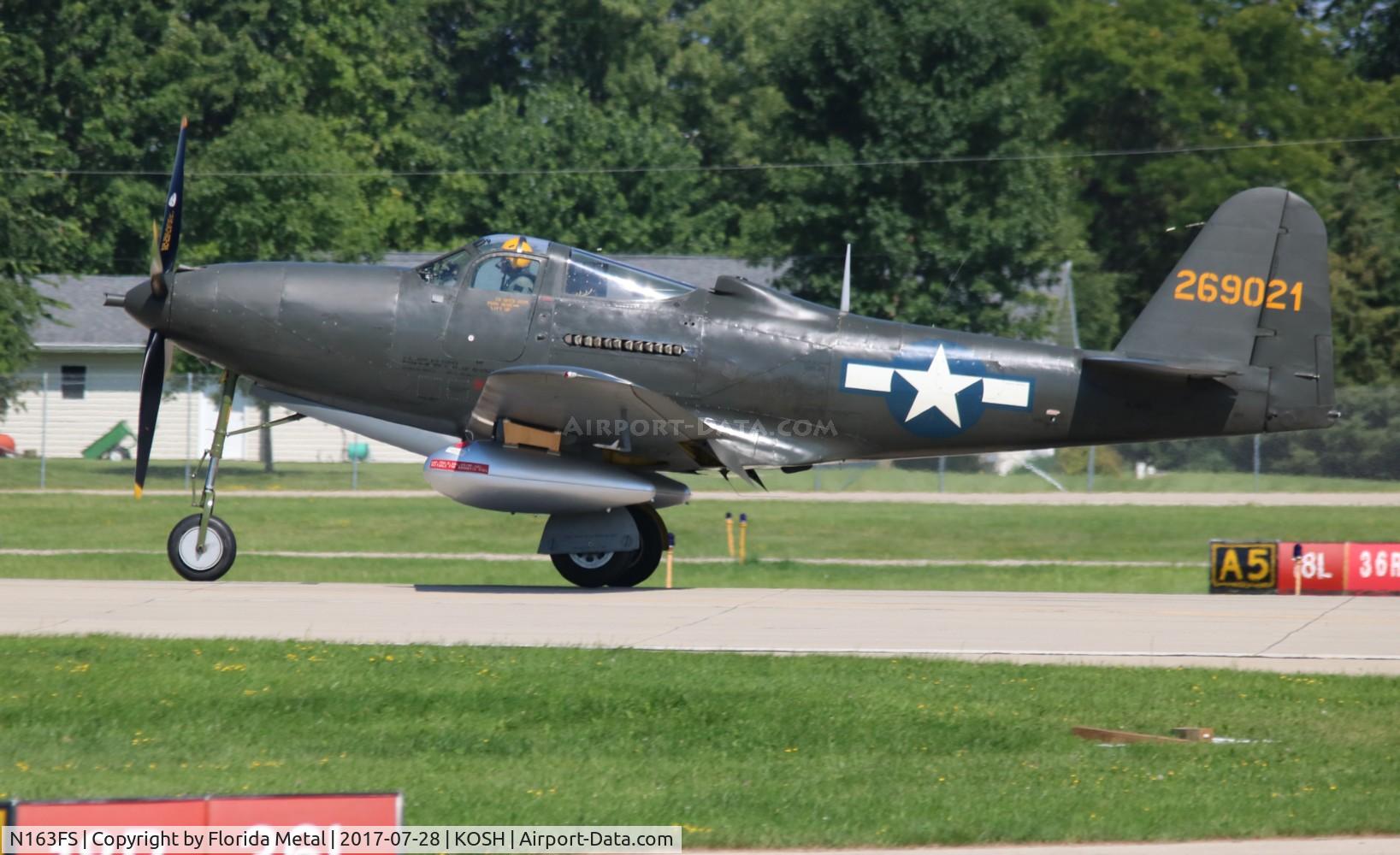 N163FS, 1943 Bell P-63C-5 Kingcobra C/N 33-91, OSH 2017