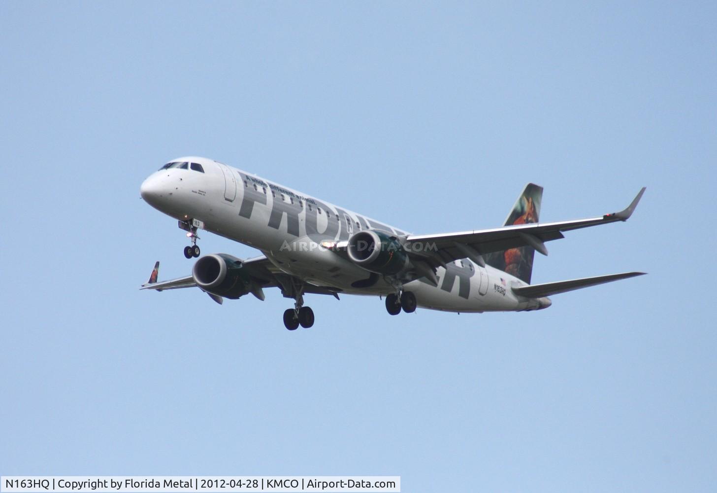 N163HQ, 2009 Embraer 190AR (ERJ-190-100IGW) C/N 19000255, MCO 2012