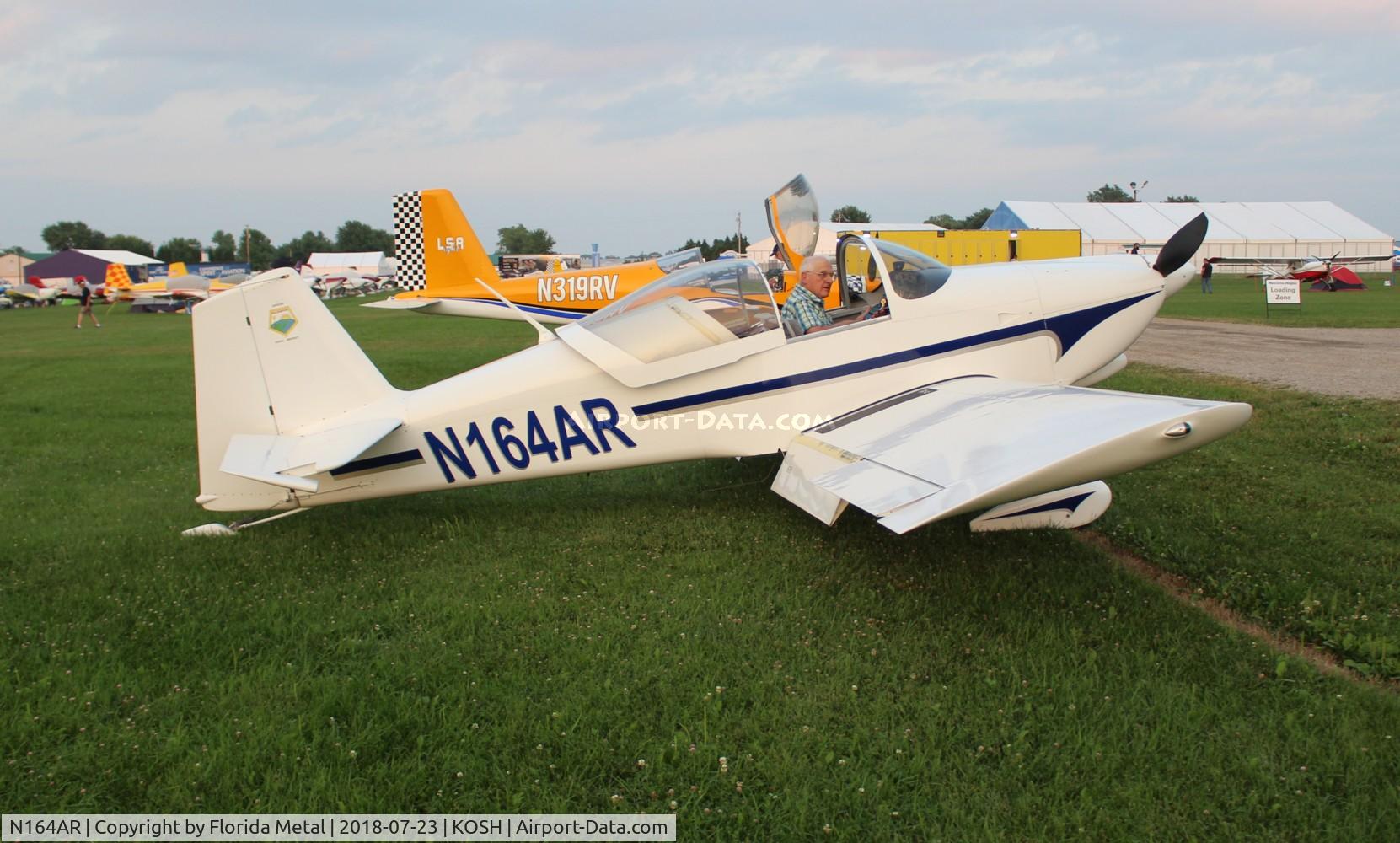 N164AR, 2007 Vans RV-6 C/N 24924, OSH 2018