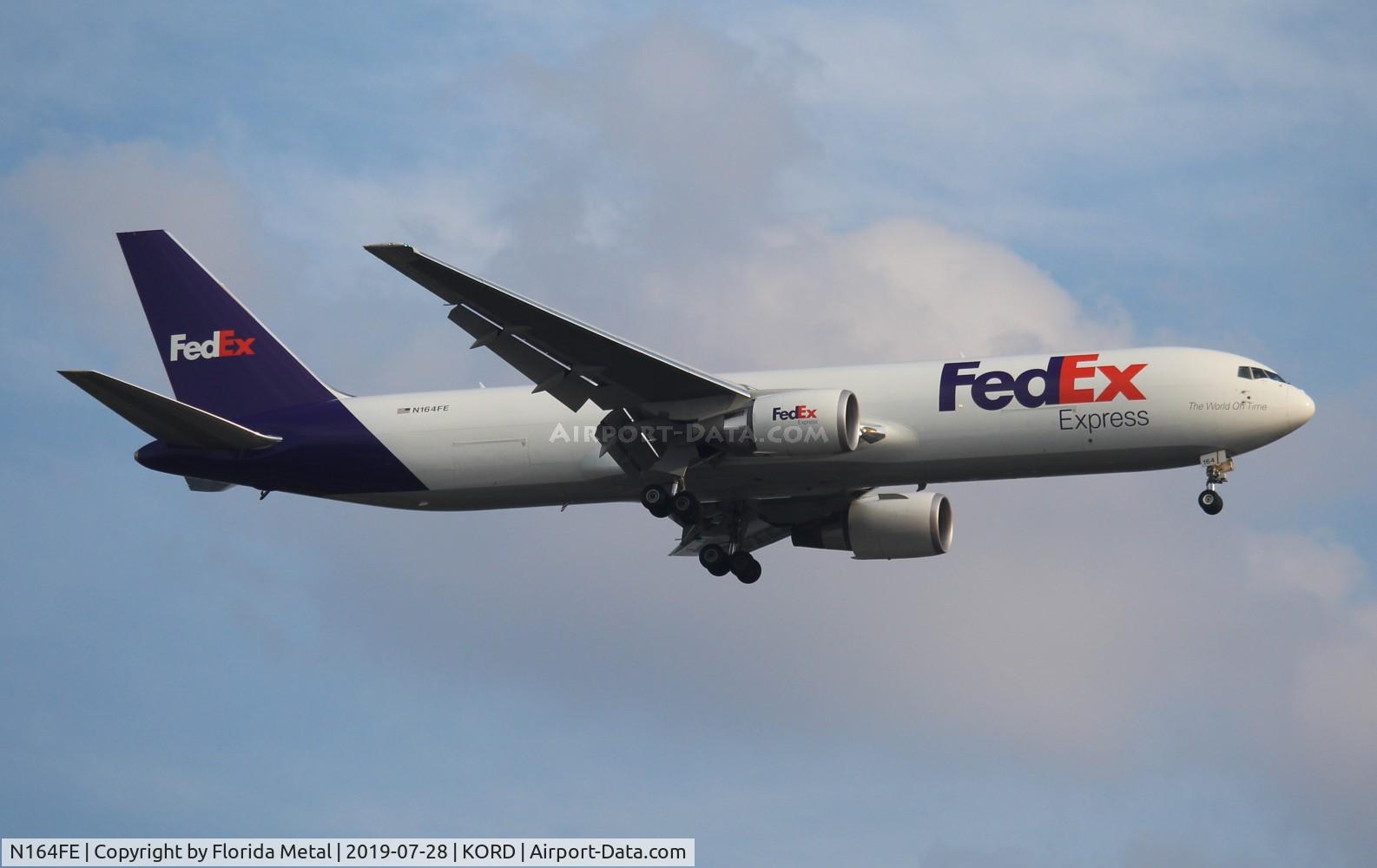 N164FE, 2018 Boeing 767-300F C/N 43554, ORD 2019