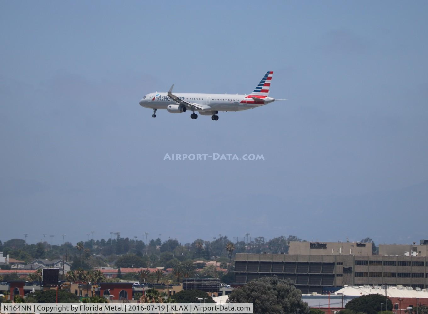 N164NN, 2016 Airbus A321-231 C/N 6909, LAX 2016