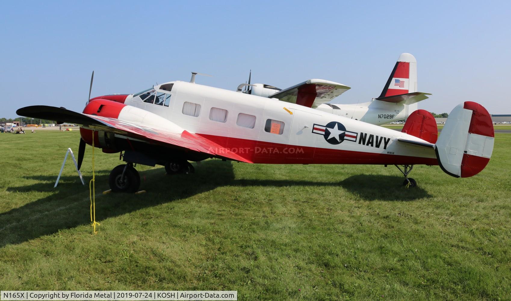 N165X, 1956 Beech E18S C/N BA-189, OSH 2019