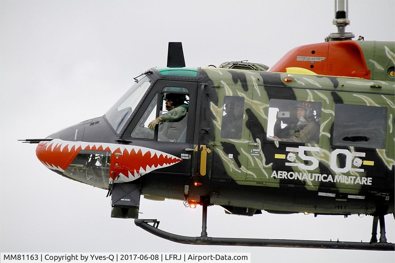 MM81163, Agusta AB-212 C/N 5820, Agusta AB-212, Taxiing to flight line, Landivisiau Naval Air Base (LFRJ) Tiger Meet 2017