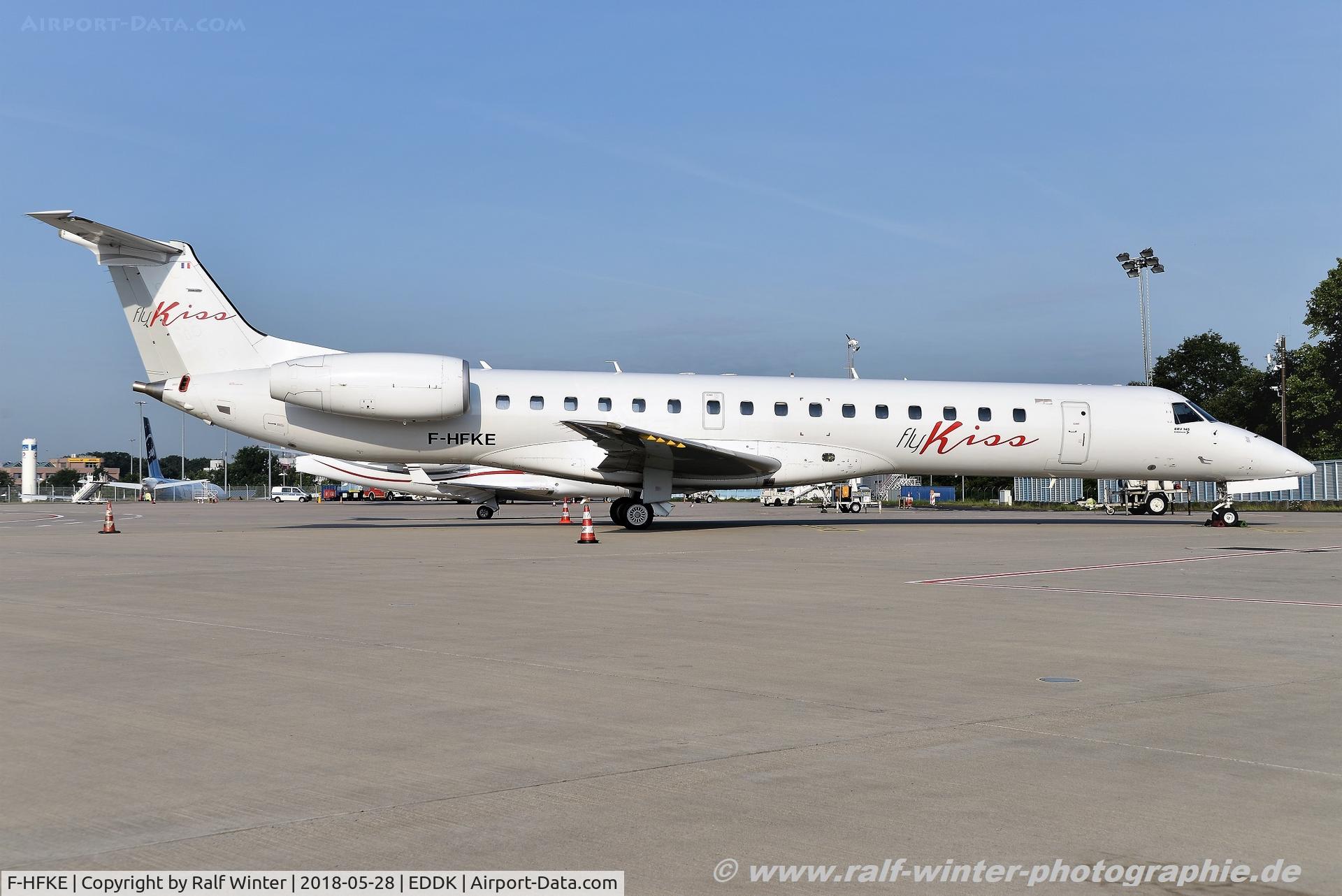 F-HFKE, 2000 Embraer ERJ-145LR (EMB-145LR) C/N 145299, Embraer ERJ-145LR - Fly Kiss - 145299 - F-HFKE - 28.05.2018 - CGN