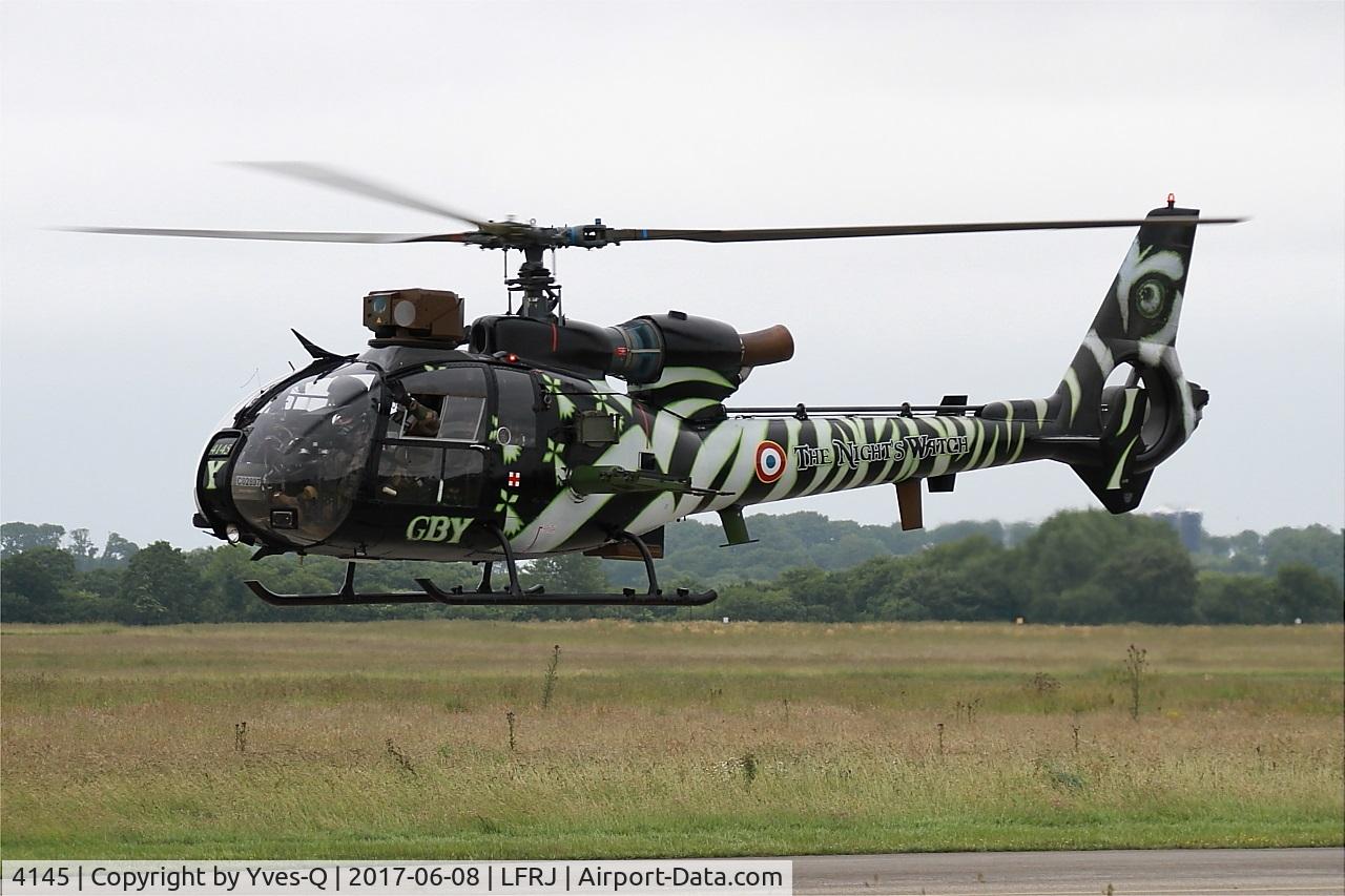 4145, Aérospatiale SA-342M Gazelle C/N 2145, Aérospatiale SA-342M Gazelle, Taxiing to flight line, Landivisiau Naval Air Base (LFRJ) Tiger Meet 2017