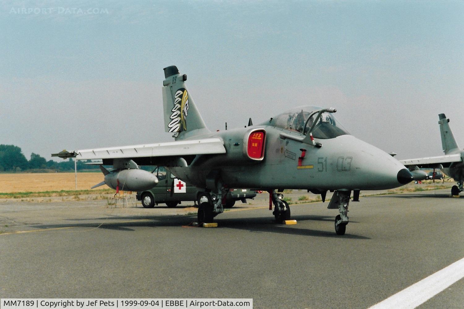 MM7189, AMX International AMX ACOL C/N IX101, MM7189 coded 51-03 at Beauvechain.