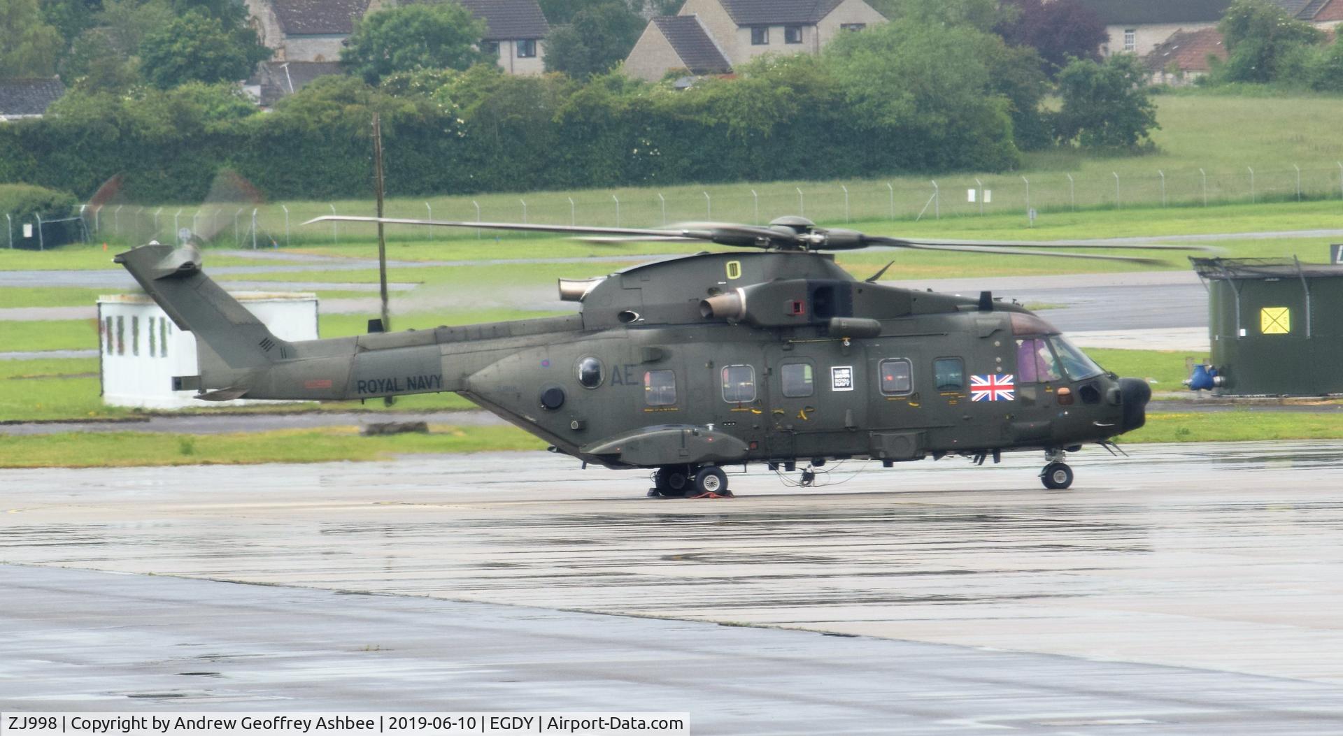 ZJ998, Westland Merlin HC.3A C/N 50148/512009/DEN09, ZJ998 at RNAS Yeovilton.