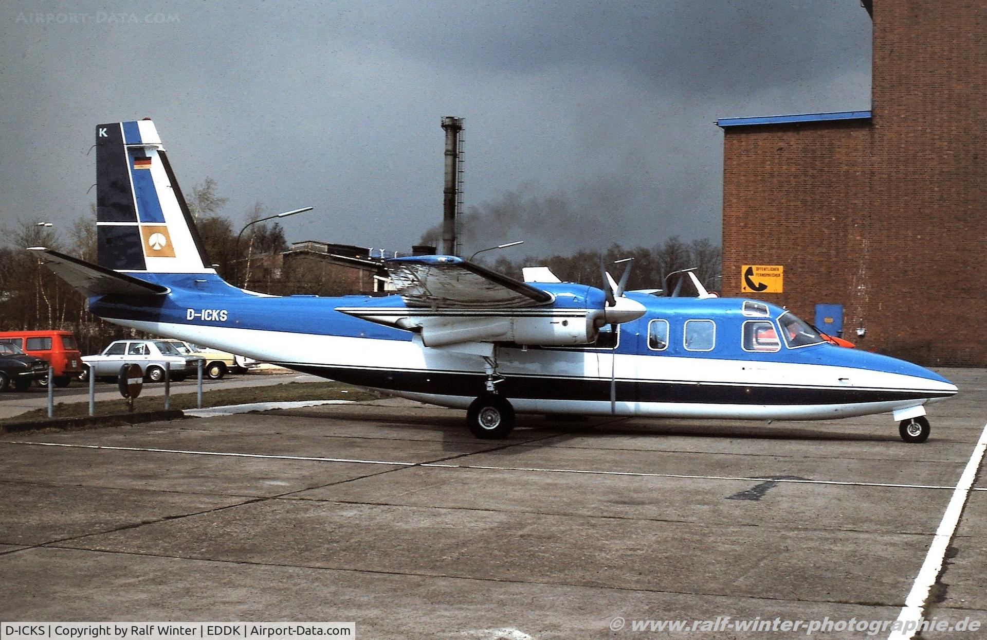 D-ICKS, Aero Commander 680 Turbo Commander C/N 11030, Aero Commander 680 Turbo Commander - Privat - 11030 - D-ICKS - 1977 - CGN