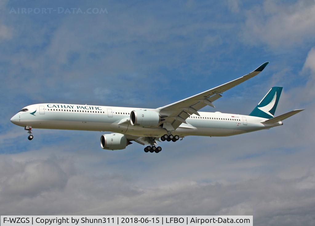 F-WZGS, 2018 Airbus A350-1041 C/N 188, C/n 0188 - To be B-LXC