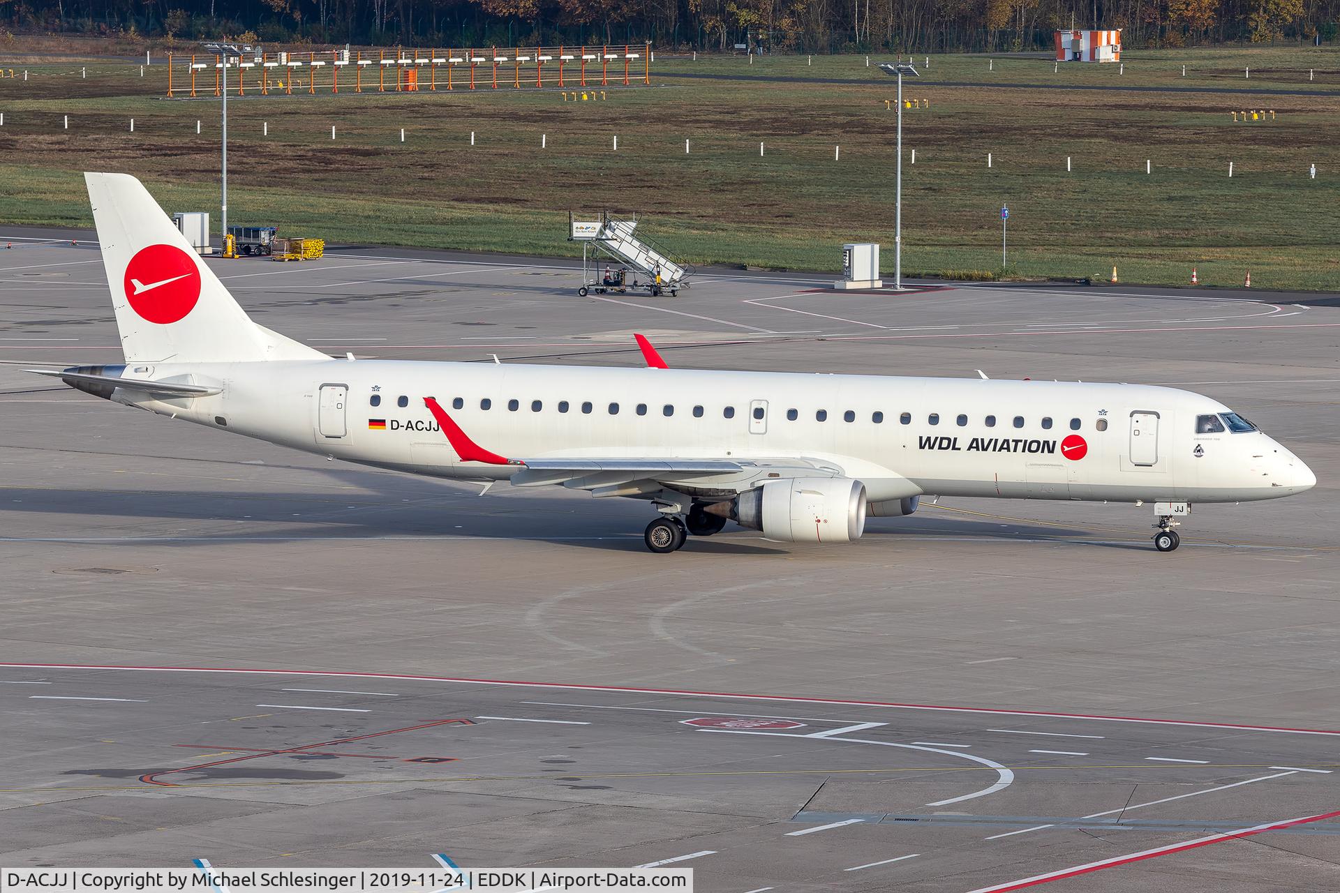 D-ACJJ, 2007 Embraer 190LR (ERJ-190-100LR) C/N 19000114, D-ACJJ - Embraer ERJ-190LR (ERJ-190-100 LR) - WDL Aviation