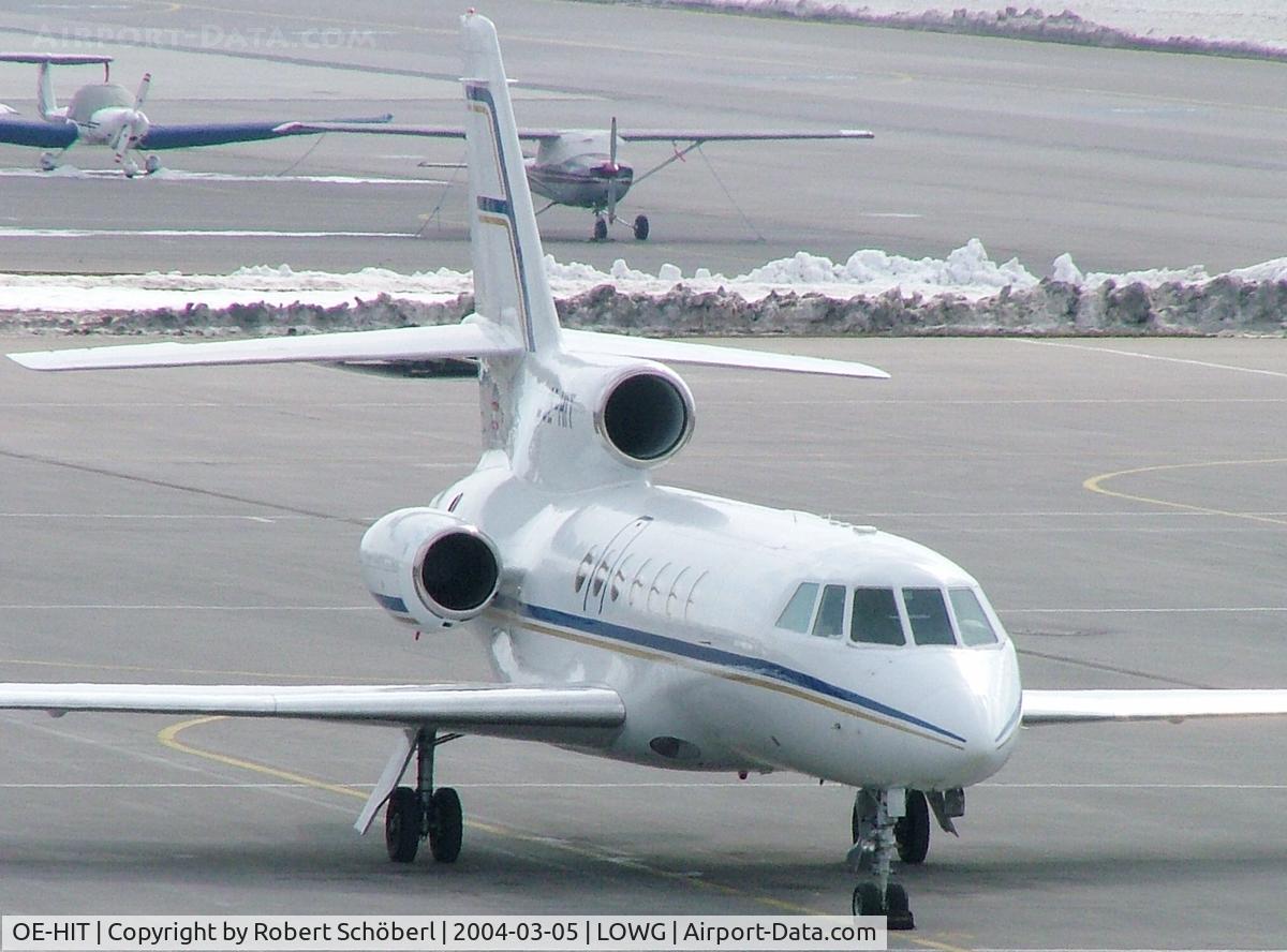 OE-HIT, 1990 Dassault Falcon 50 C/N 222, OE-HIT @ LOWG 2004