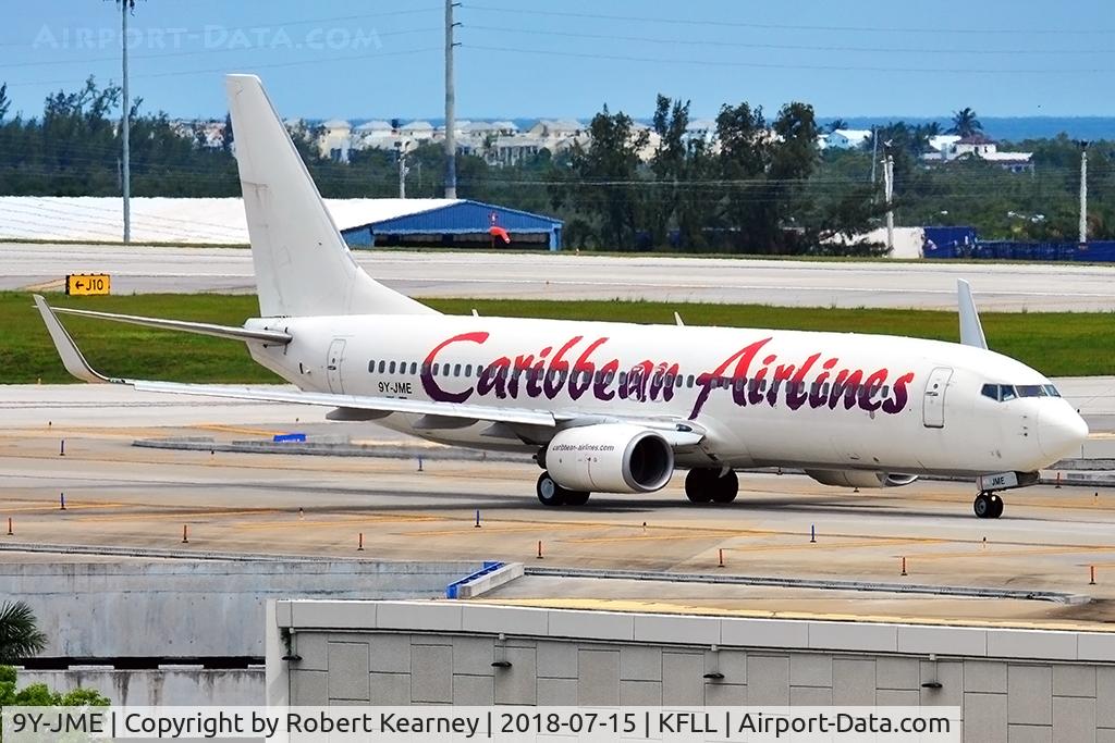 9Y-JME, 2003 Boeing 737-86J C/N 32919, Taxiing in after arrival