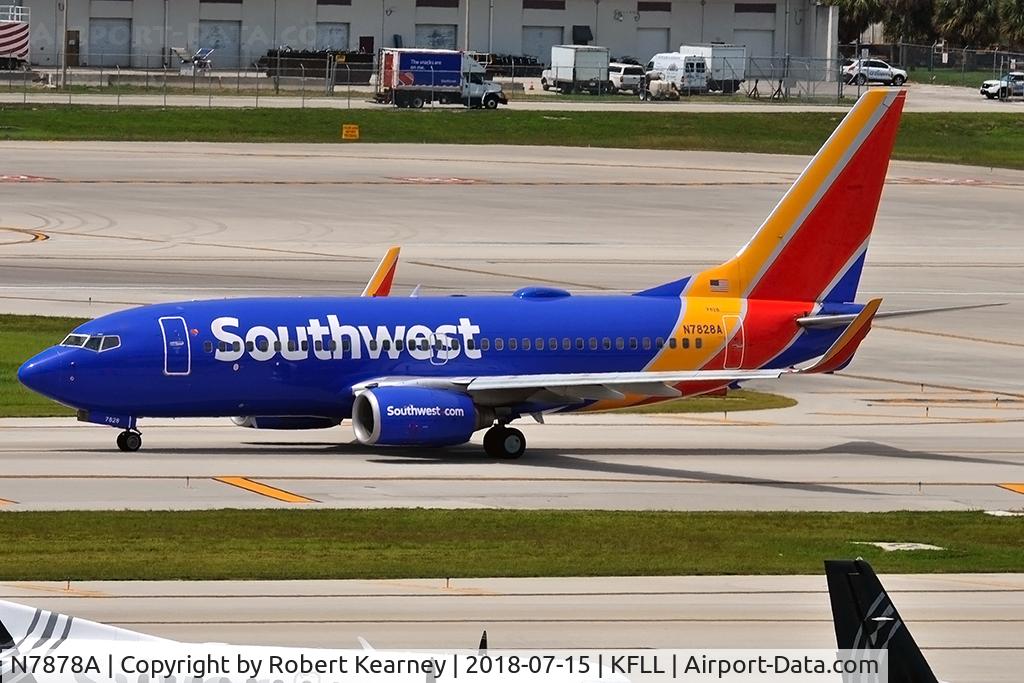 N7878A, 2005 Boeing 737-7K9 C/N 34320, Taxiing out for departure