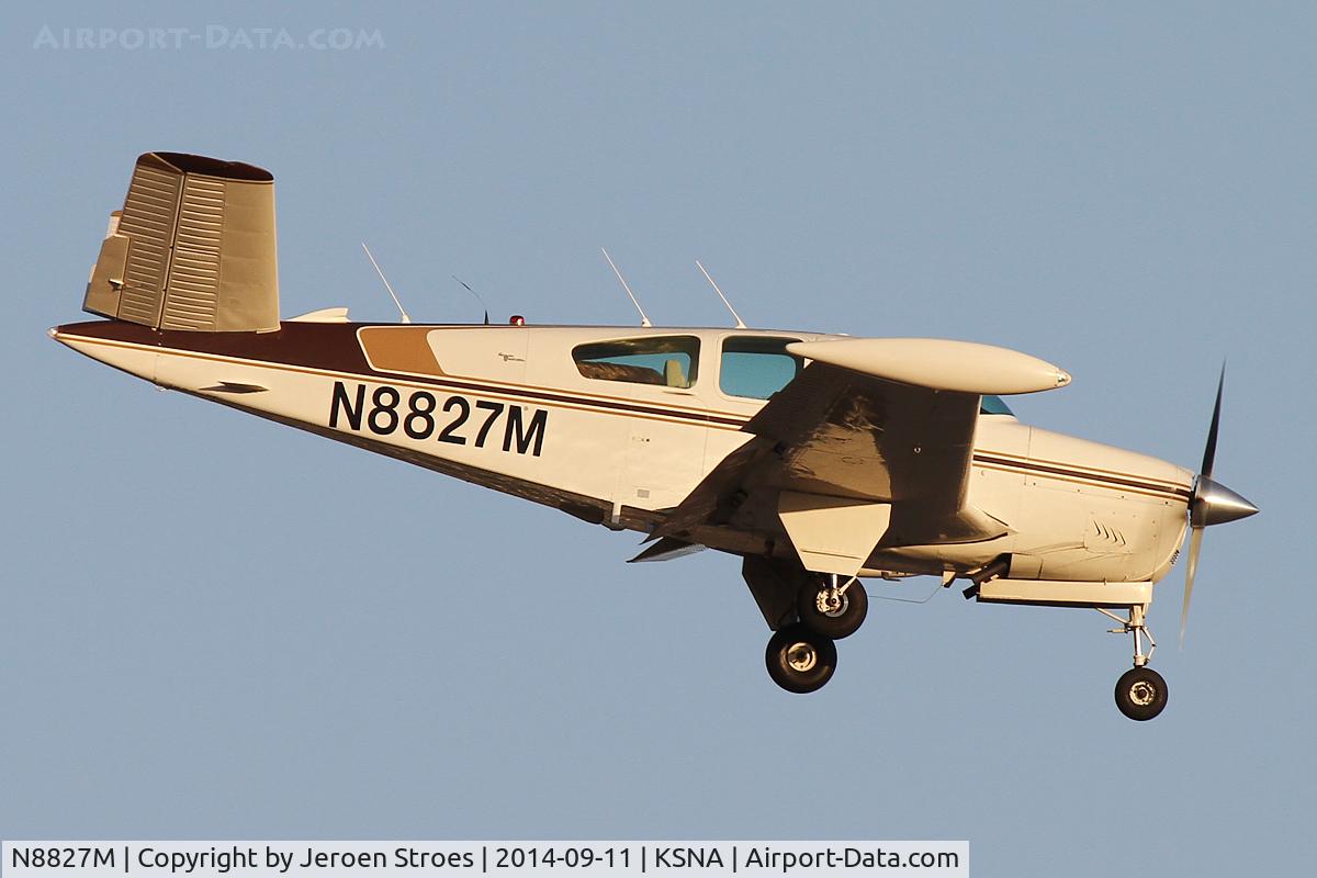 N8827M, 1964 Beech S35 Bonanza C/N D-7347, KSNA