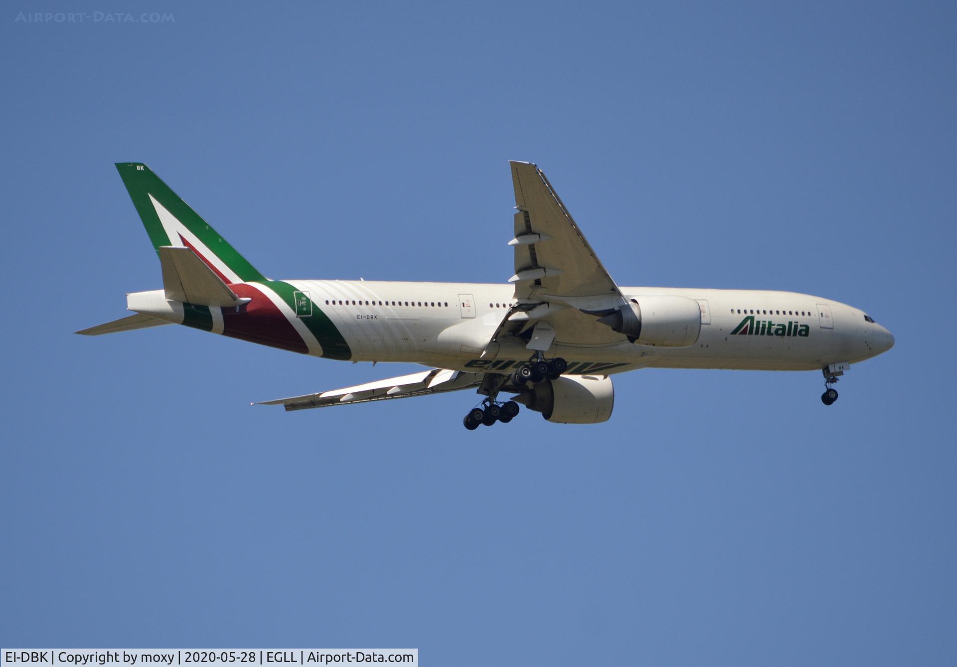 EI-DBK, 2003 Boeing 777-243/ER C/N 32783, Boeing 777-243/ER on finals to 9R London Heathrow.