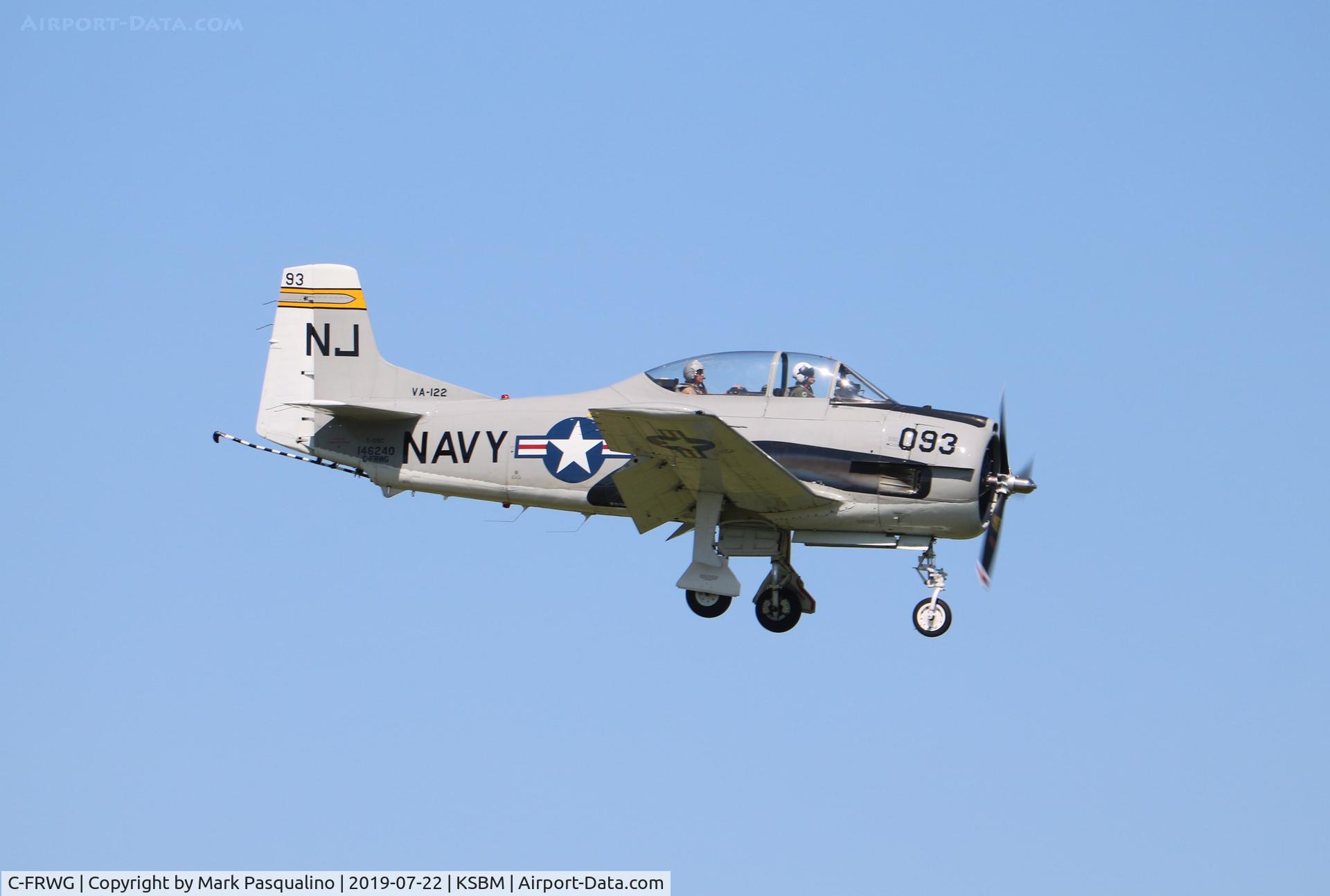 C-FRWG, North American T-28C Trojan C/N 252-3 (146240), North American T-28C