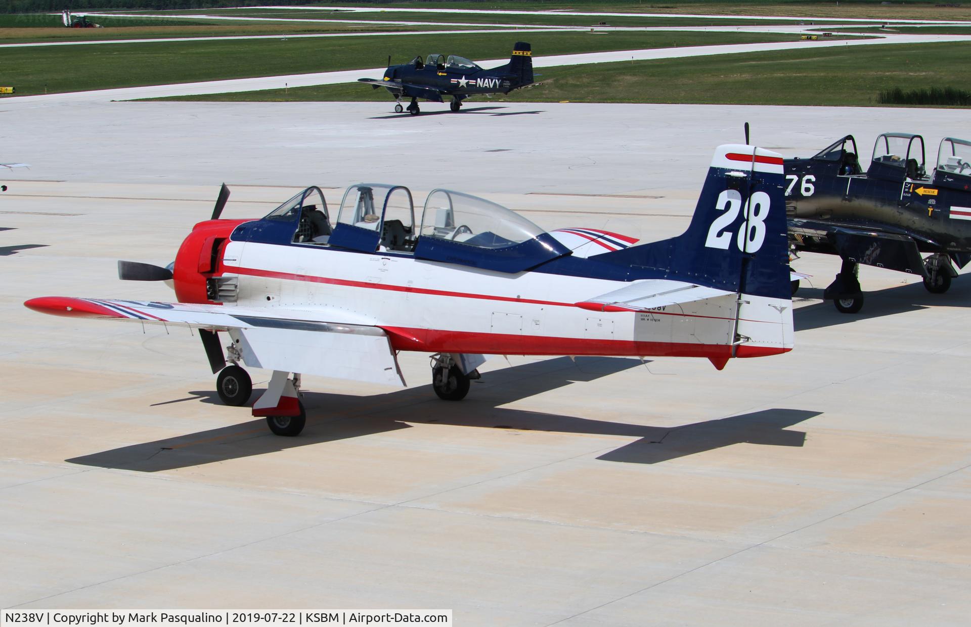 N238V, 1952 North American T-28B Trojan C/N 189-53 (52-1238), North American T-28B