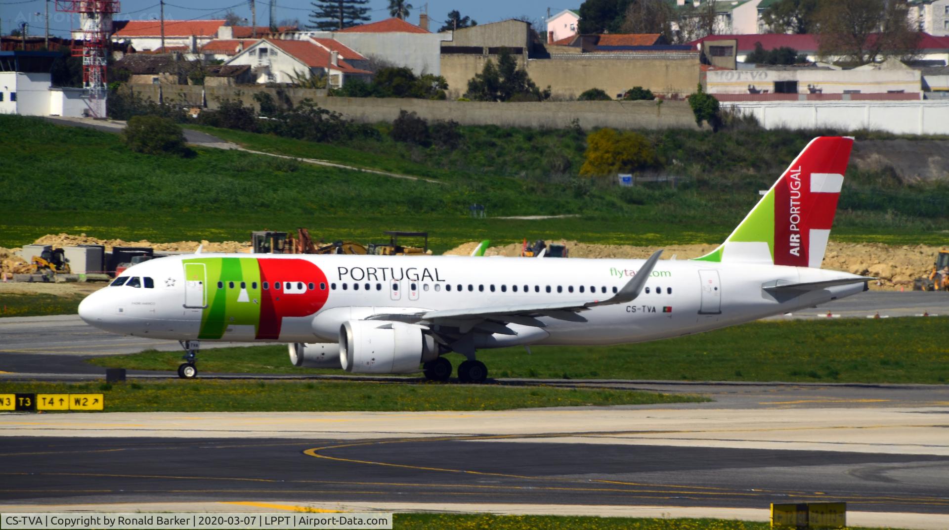 CS-TVA, 2018 Airbus A320-251N C/N 8043, Taxi Lisboa