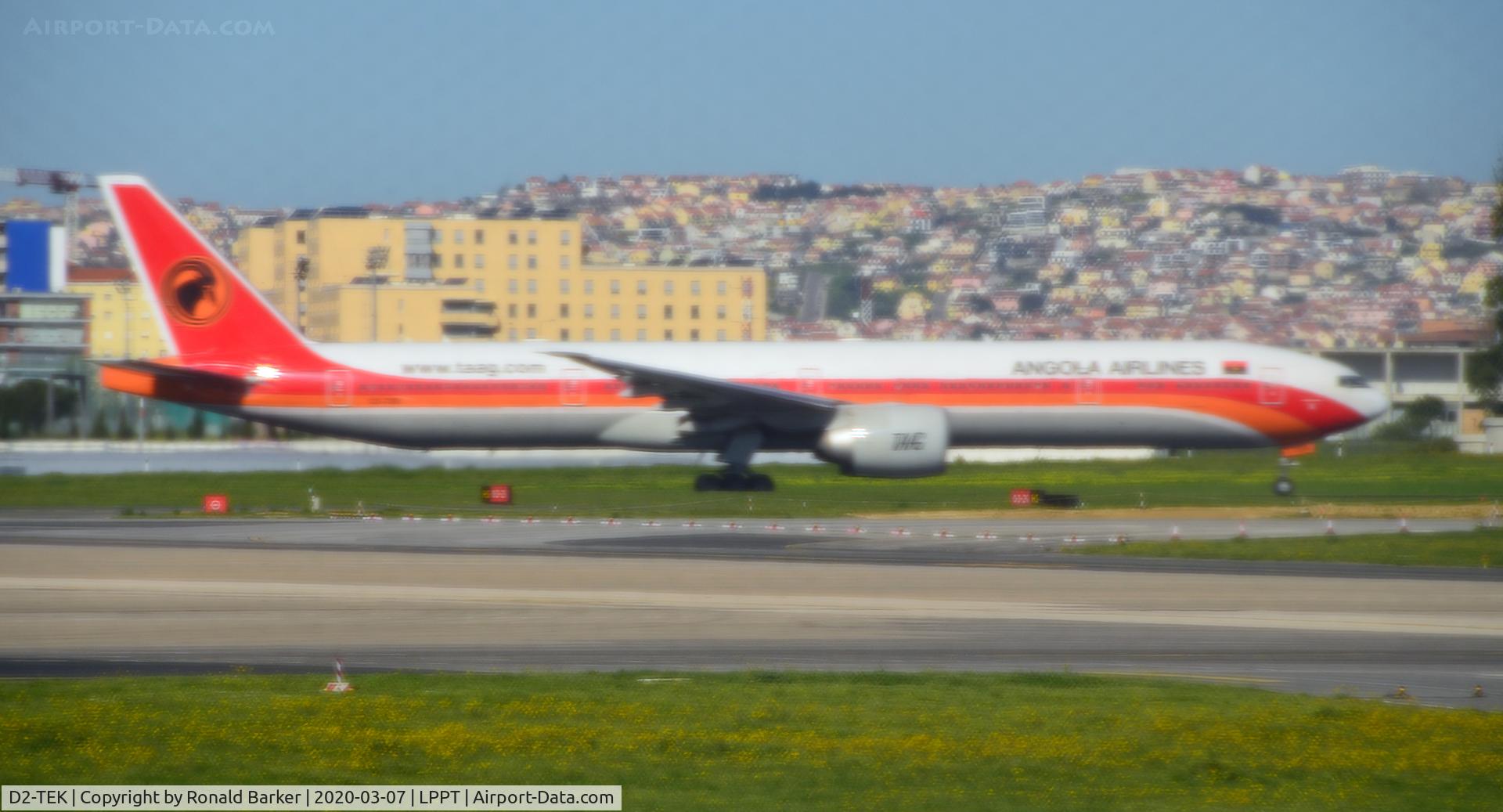 D2-TEK, 2016 Boeing 777-3M2ER C/N 43254, Takeoff Lisboa