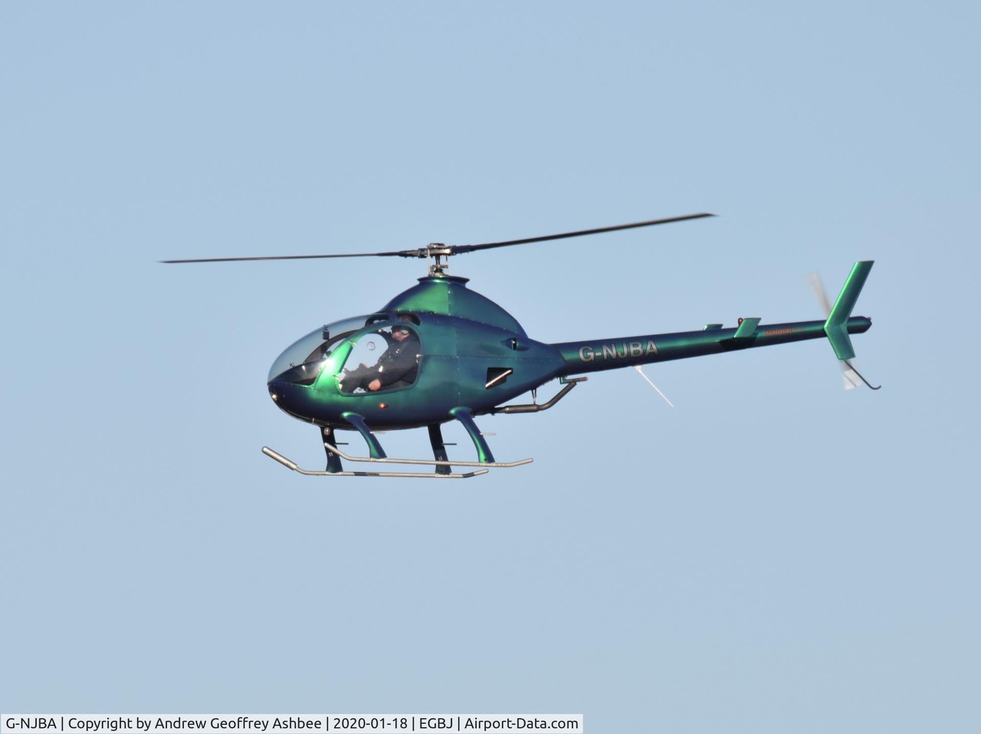 G-NJBA, 2005 Rotorway Exec 162F C/N 6927, G-NJBA seen landing at Gloucestershire Airport.