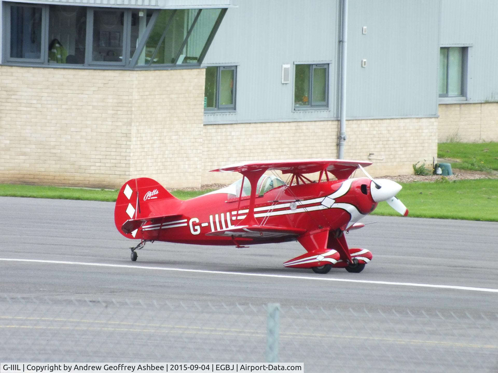 G-IIIL, 1984 Pitts S-1T Special C/N 008, G-IIIL at Gloucestershire Airport.